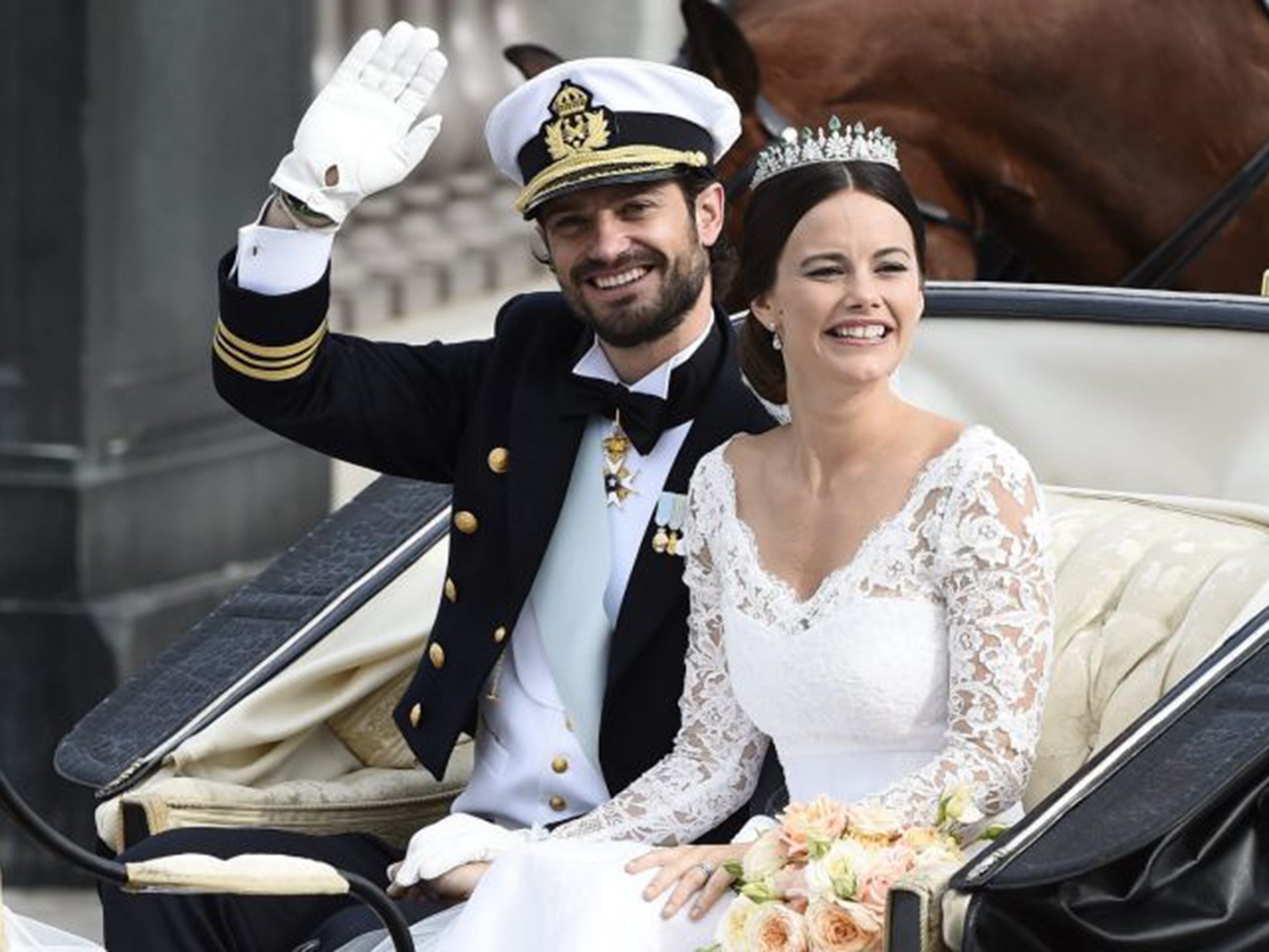 Sweden's Prince Carl Philip - the only son of King Carl XVI Gustaf and Queen Silviasits - has tied the knot with former reality star and model Sofia Hellqvist