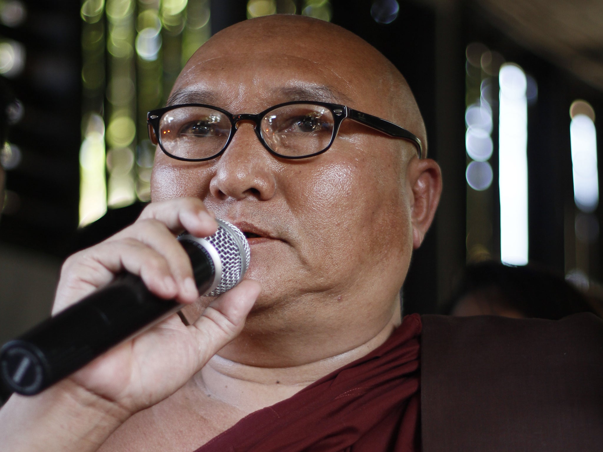 Monk U Pinnyasiha has been banned from preaching after decrying the anti- Muslim rhetoric