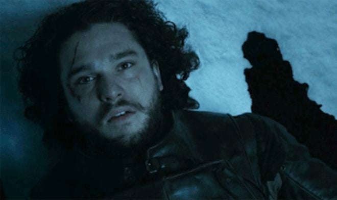 Jon Snow looked very much dead at the end of season 5 (Picture: HBO)