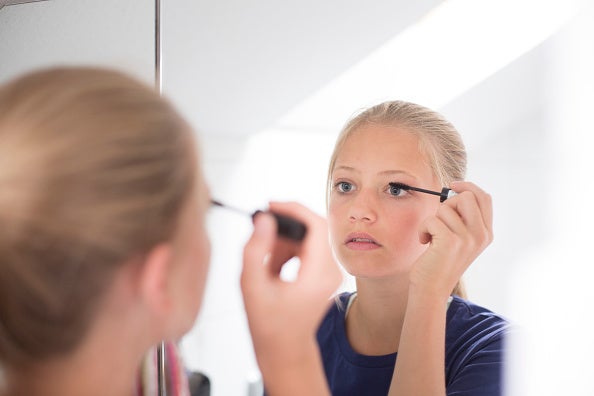 The girls' make-up must be 'discreet' in order to be 'happy, confident and comfortable'