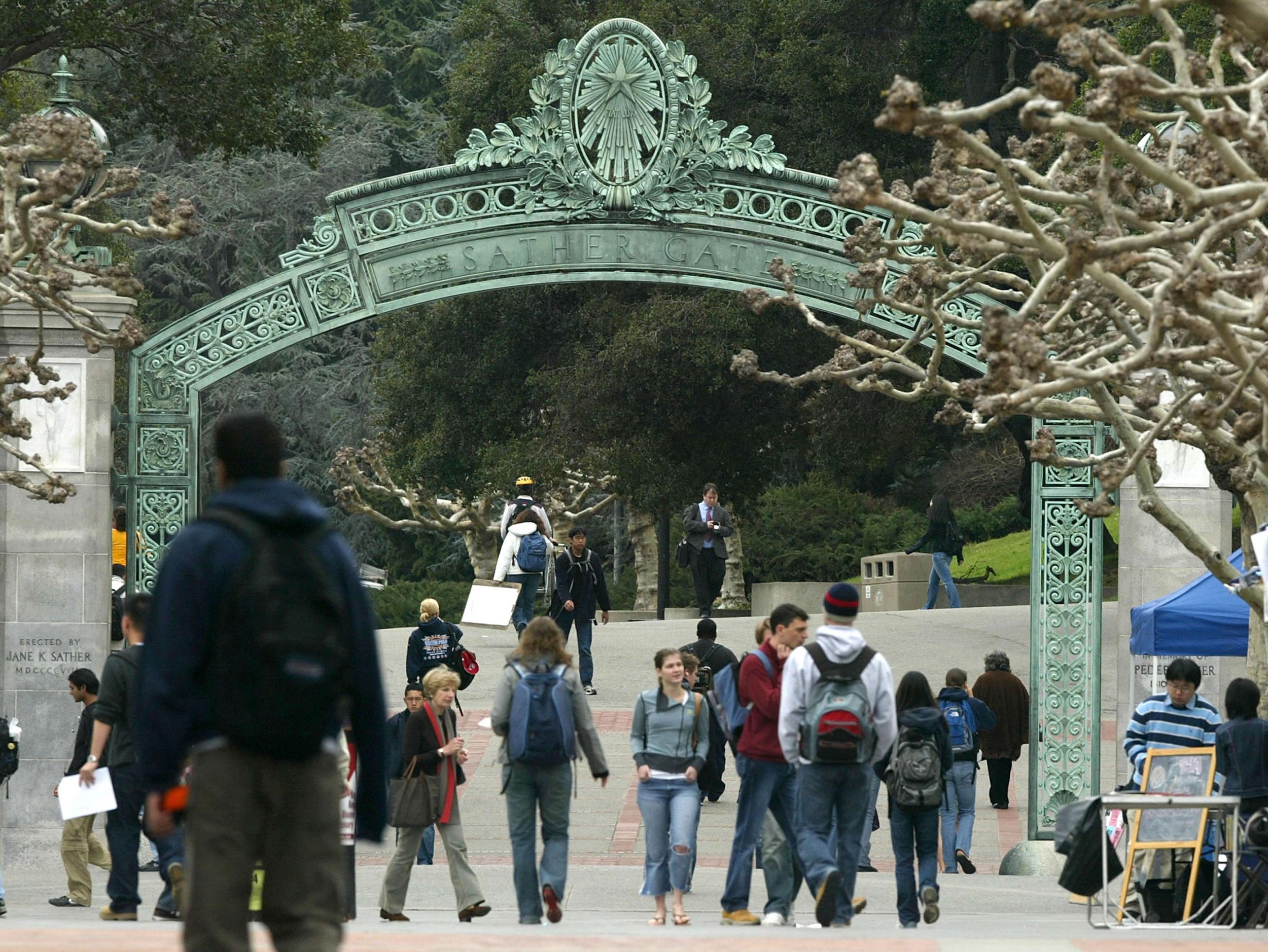 The apartment building is a short walk from the University of California building in Berkeley