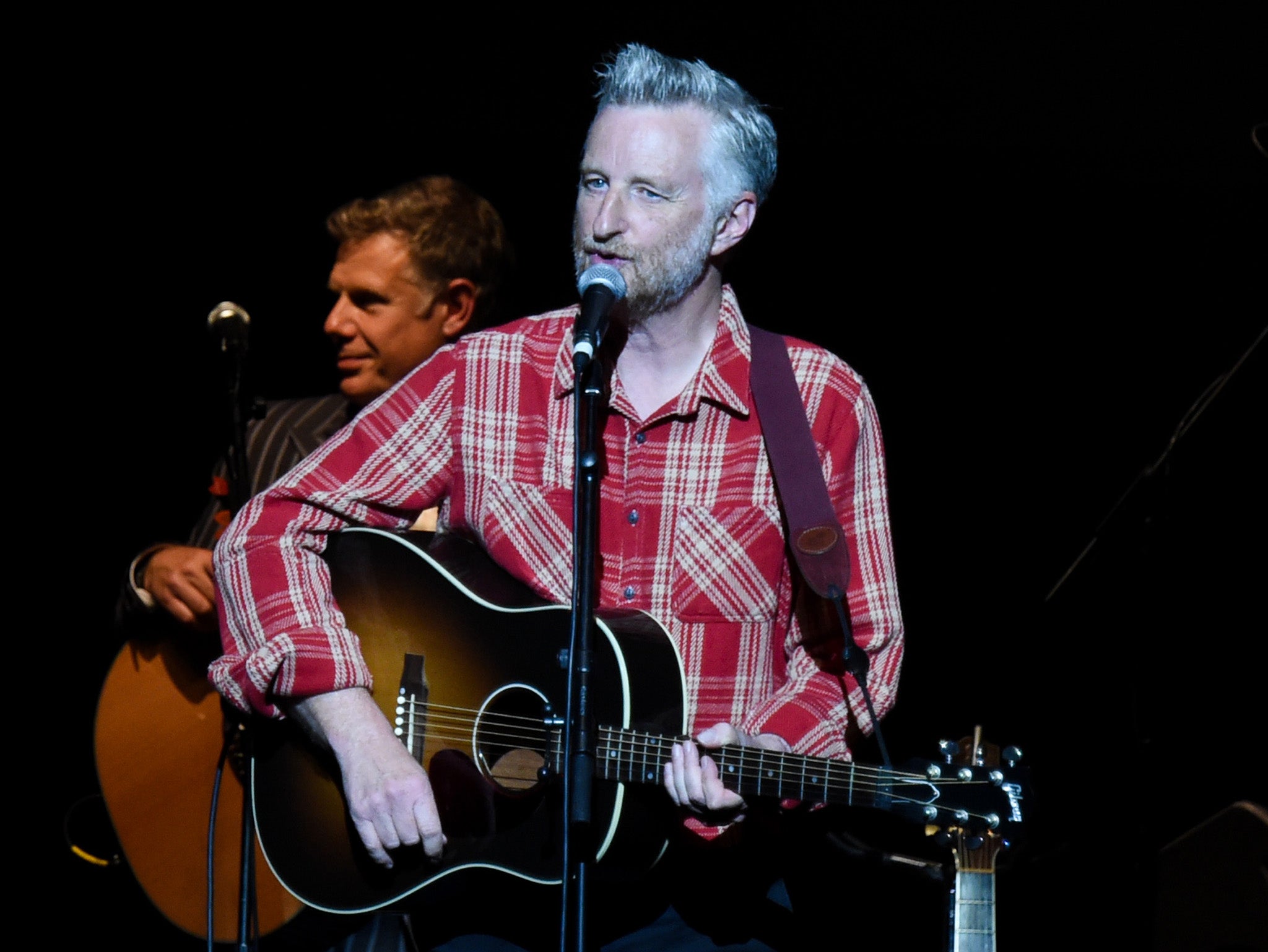 Billy Bragg performs at the Royal Albert Hall