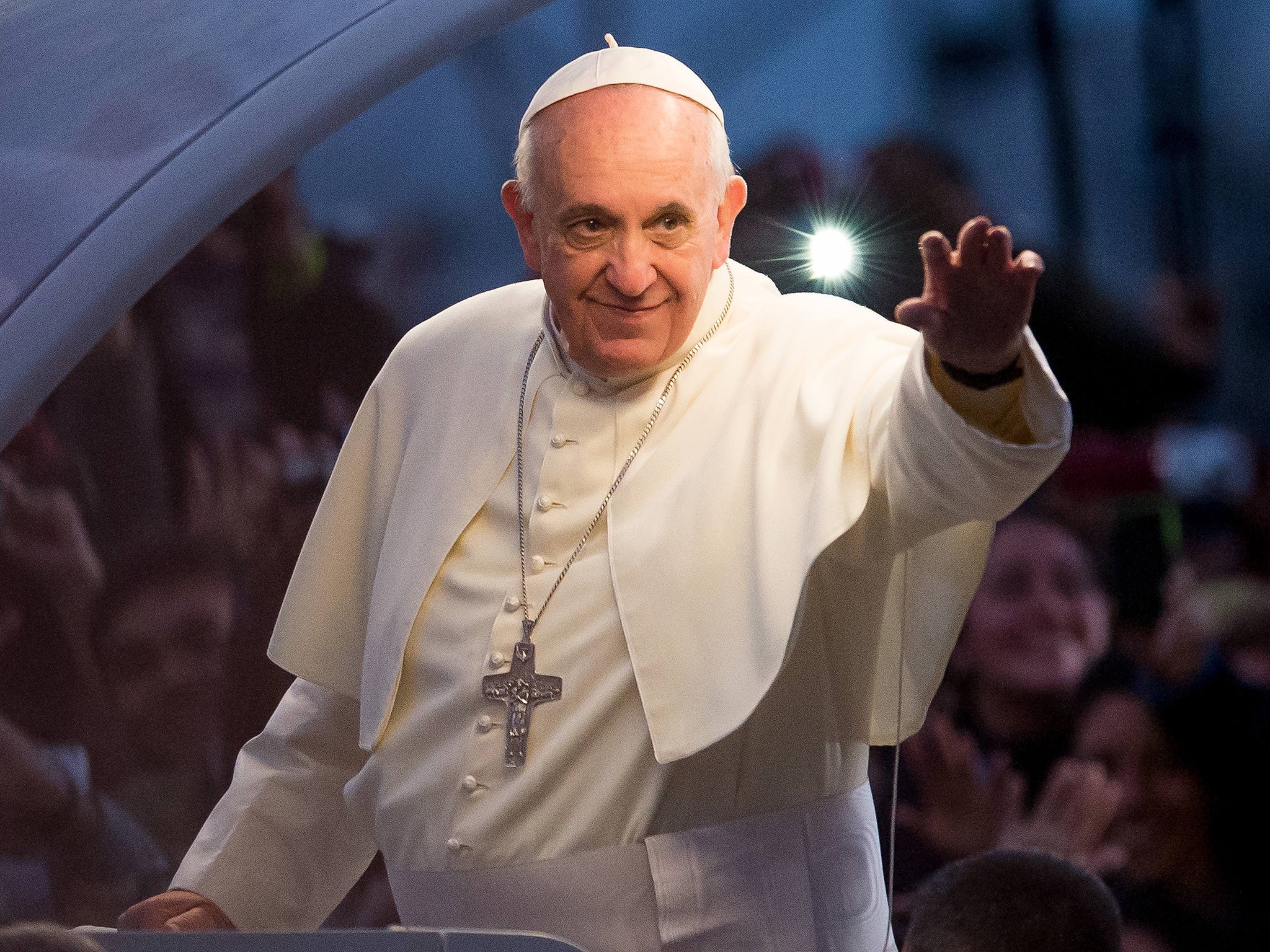 Pope Francis says 'the bulk of global warming' is caused by human activity