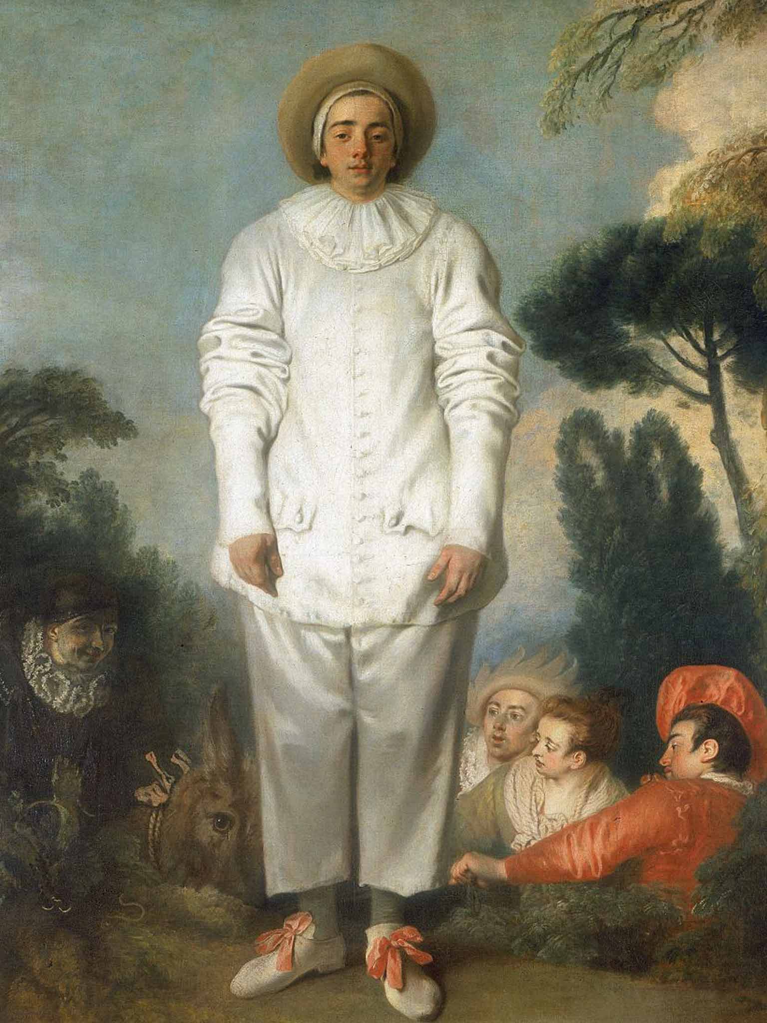 'Pierrot' by Watteau, the painting that helped inspire her satirical novel