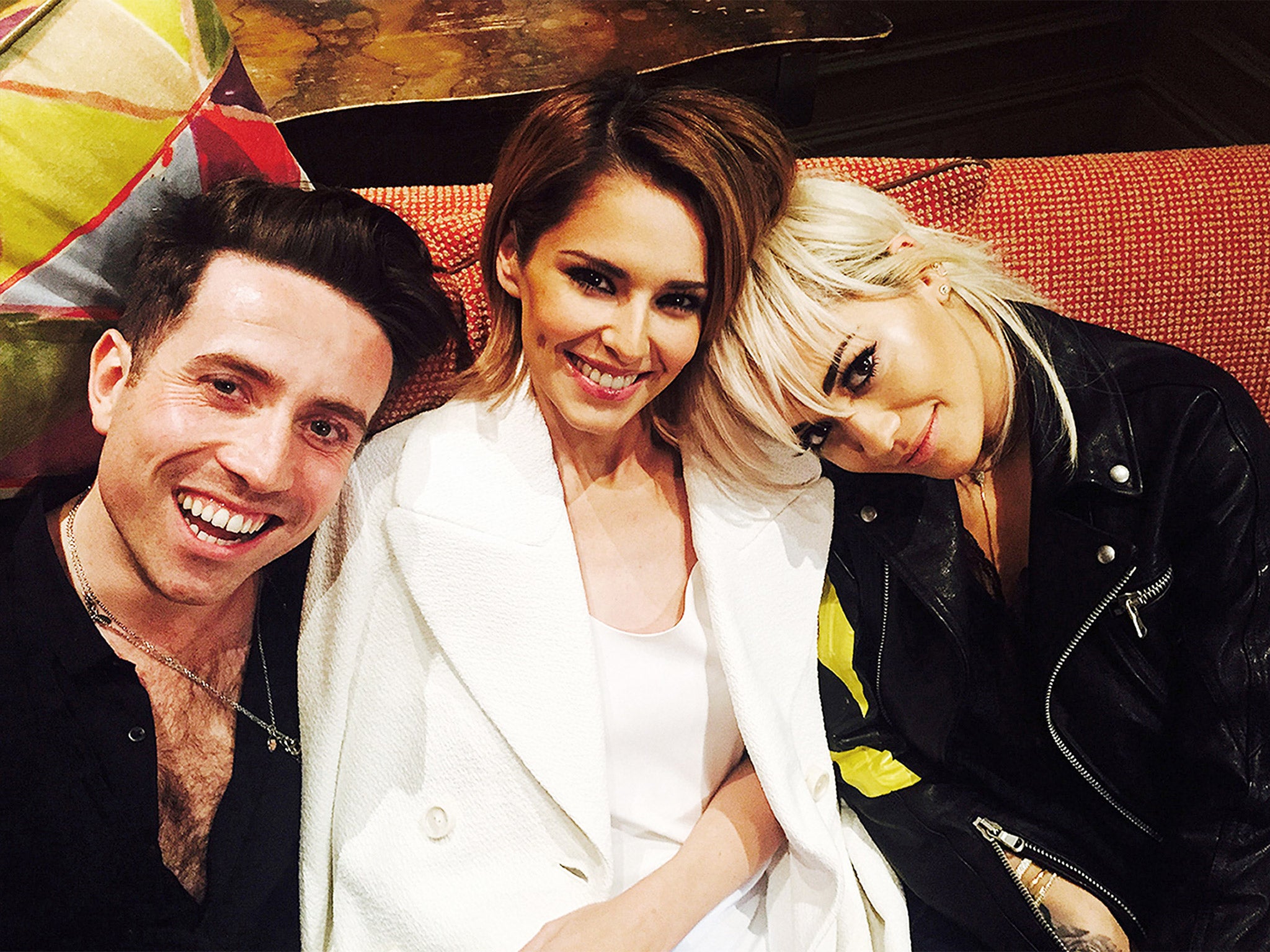 Nick Grimshaw and Rita Ora join Cheryl Fernandez-Versini