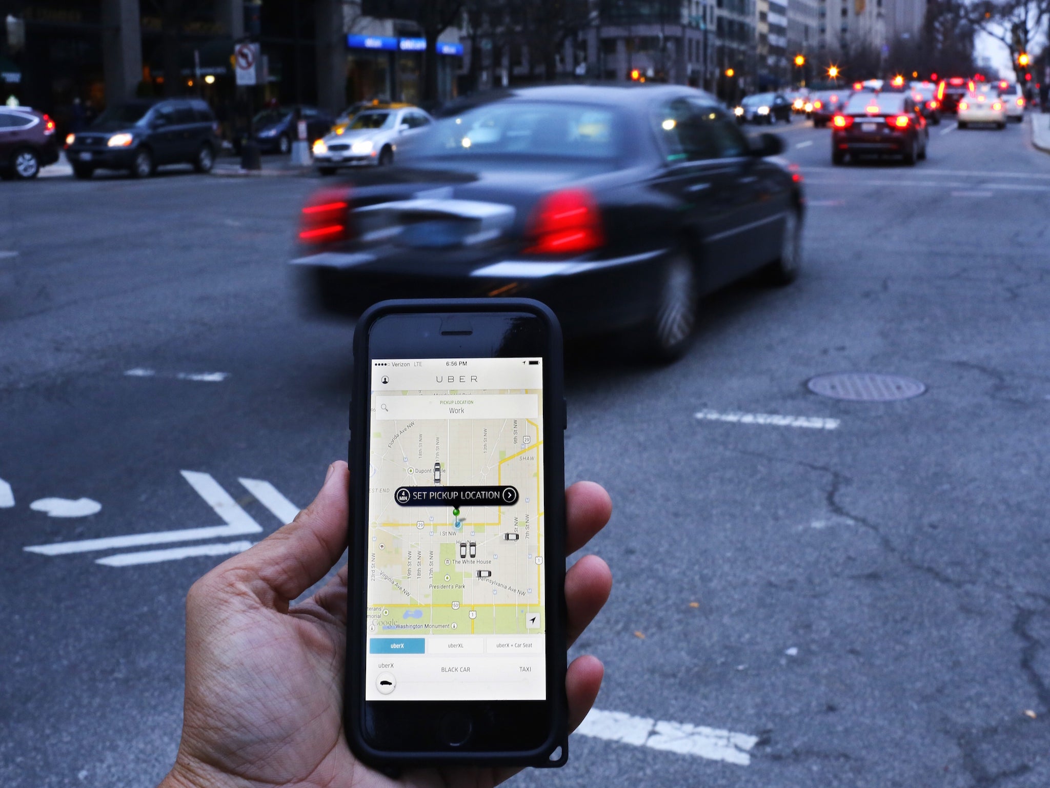 Uber prices will spike during busy times (Image: Getty)