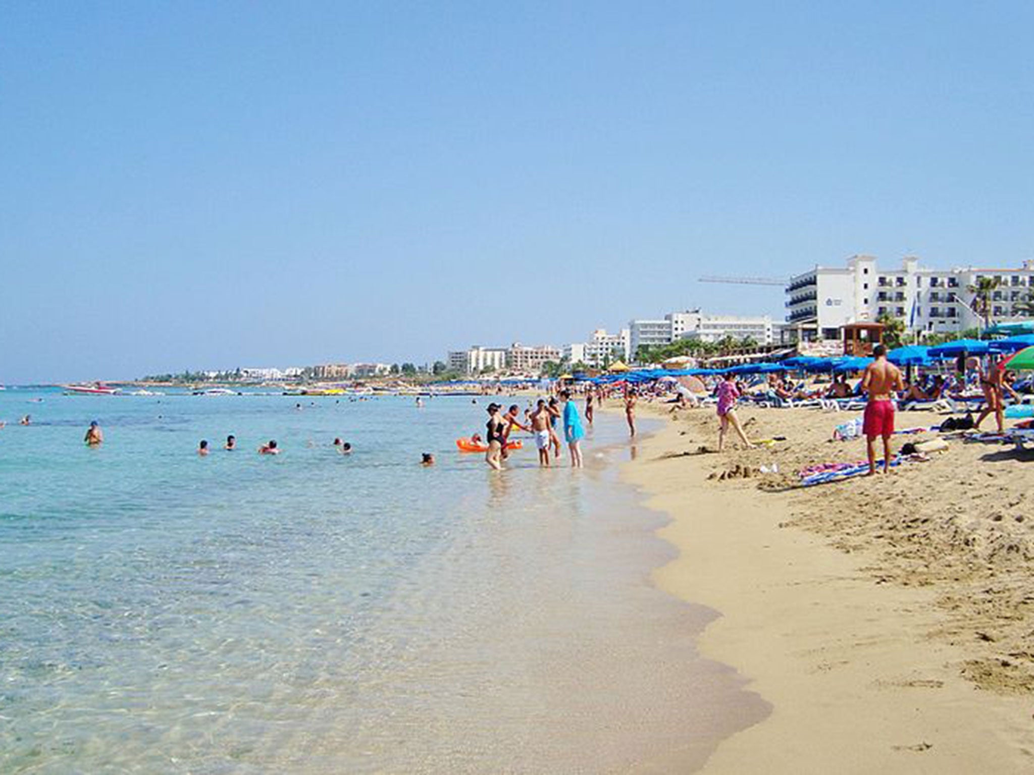 A beach in Cyprus