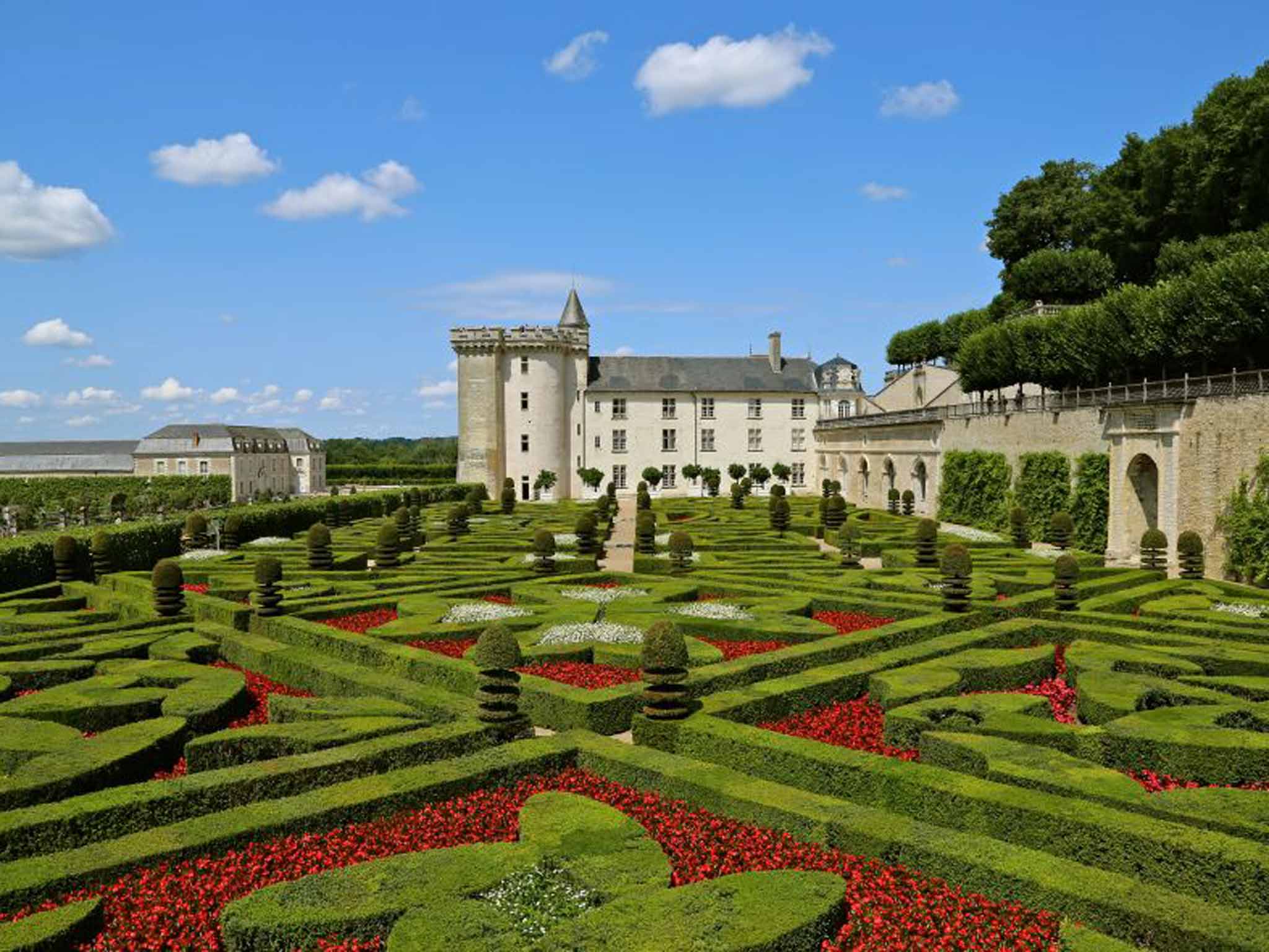 The gardens at Villandry