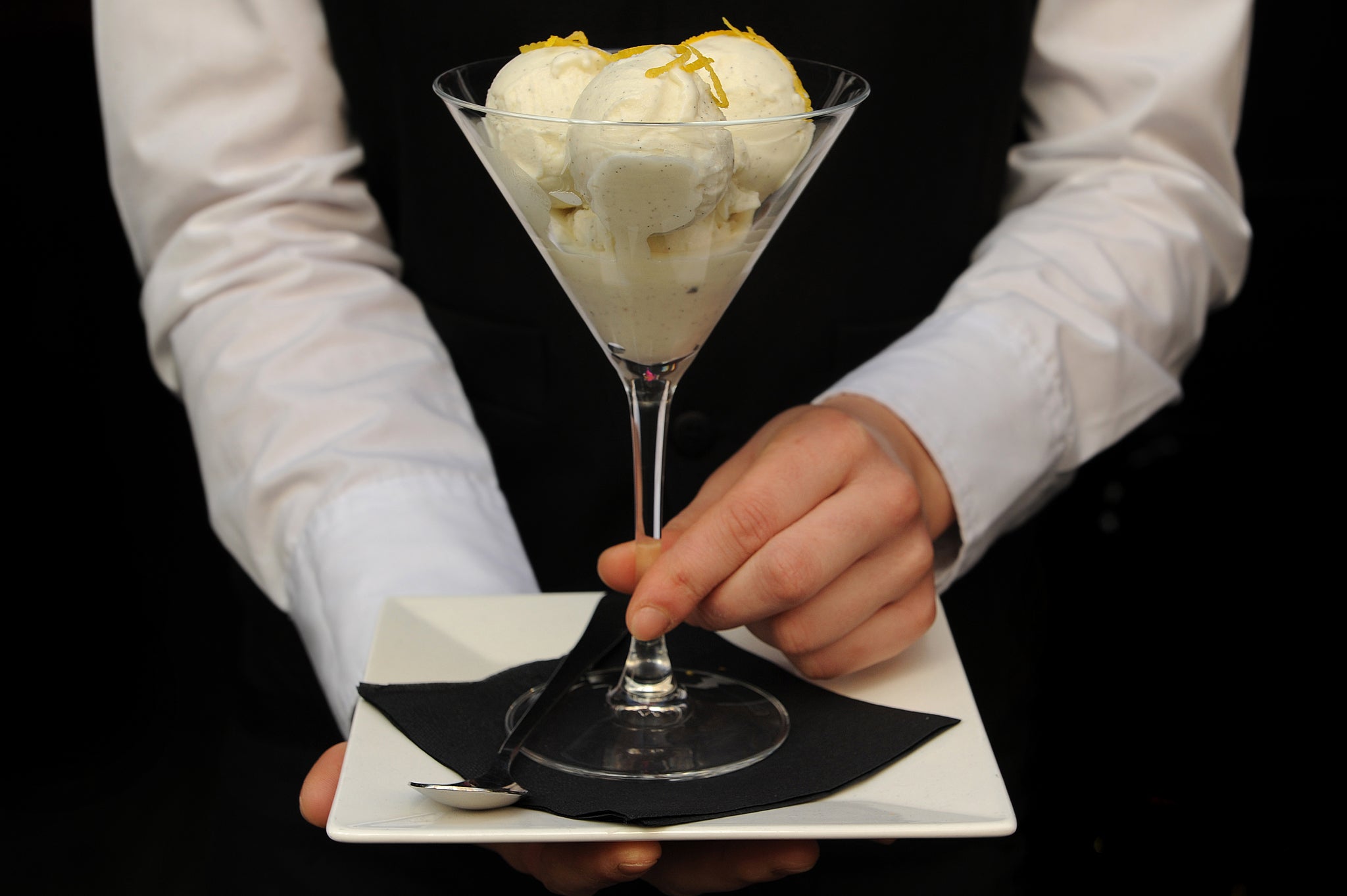 The Icecreamists ice cream shop in London sells 'Baby Gaga' - an ice cream made with human breast milk.