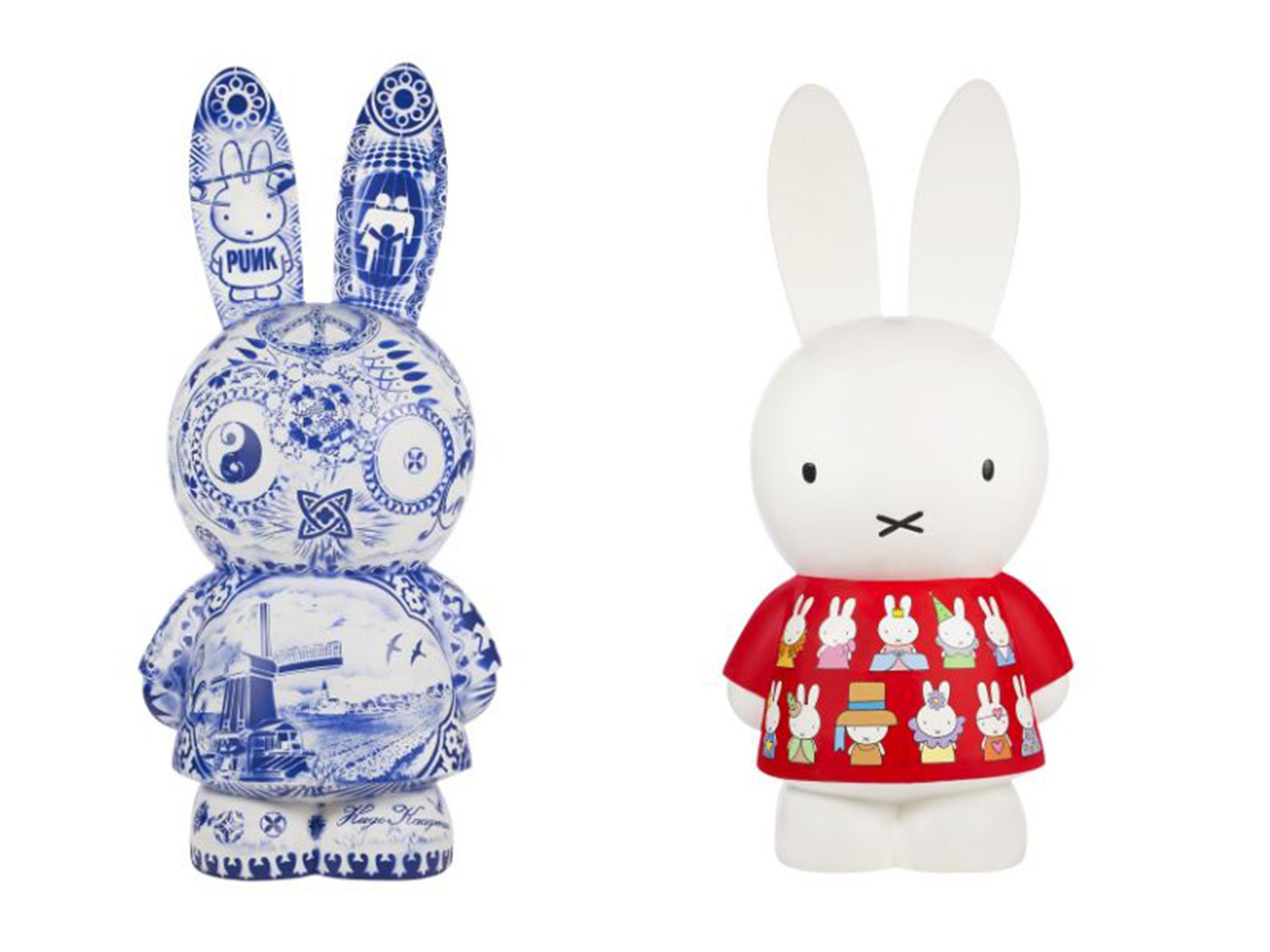 Miffy statues by Piet Paris and Hugo Kaagman