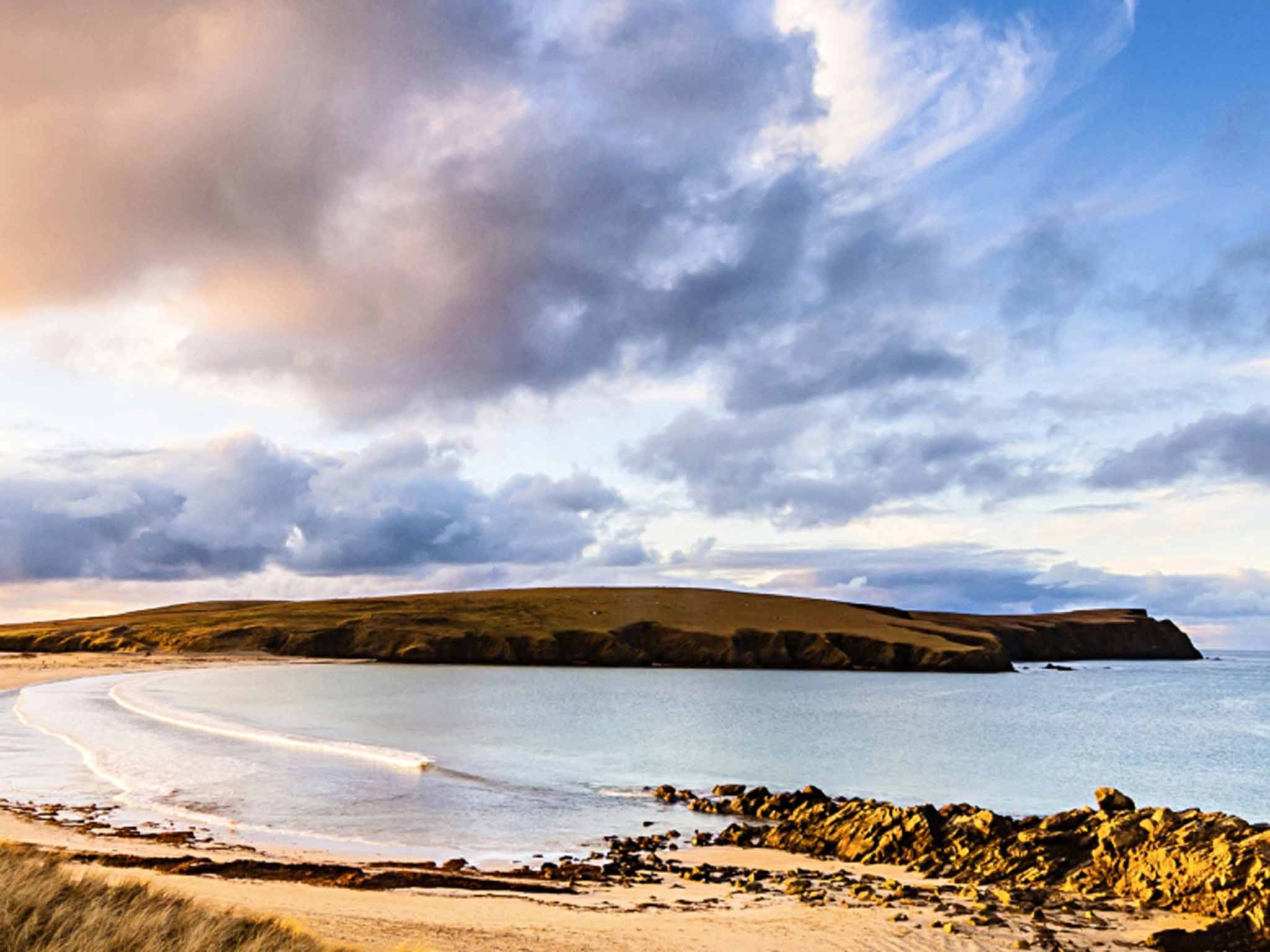 Light relief: sunrise and sunset are 19 hours apart in Shetland this midsummer weeekend