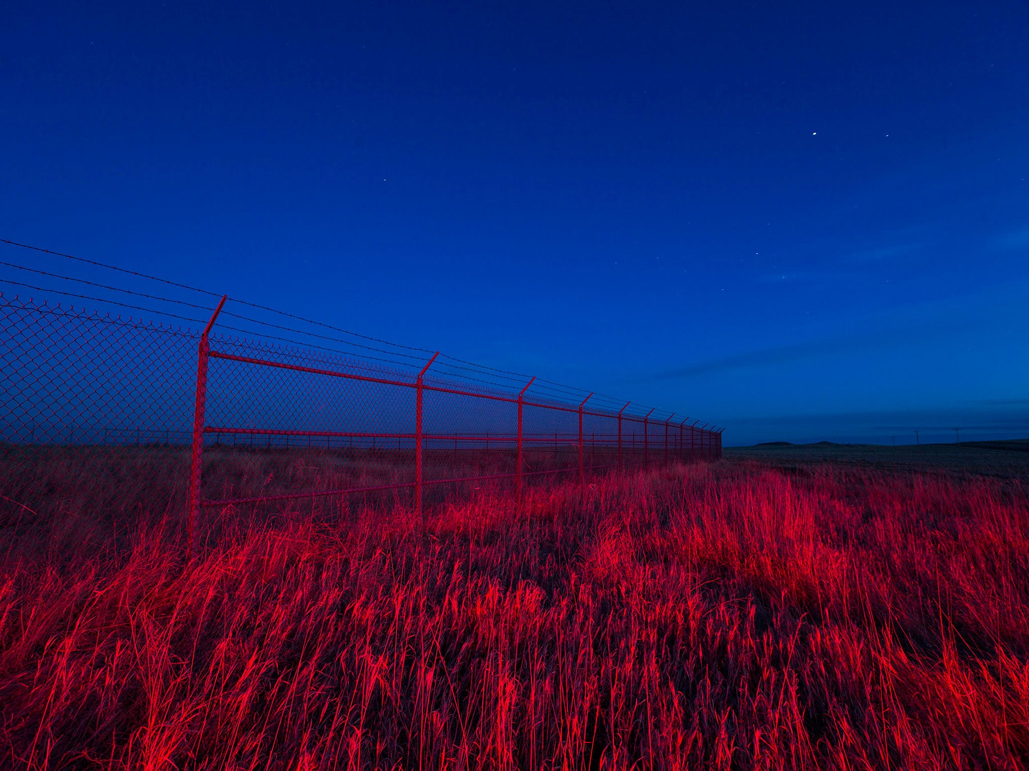 Western wheatgrass has grown in and around the former launch site of a Minuteman intercontinental ballistic missile just outside Wall South Dakota