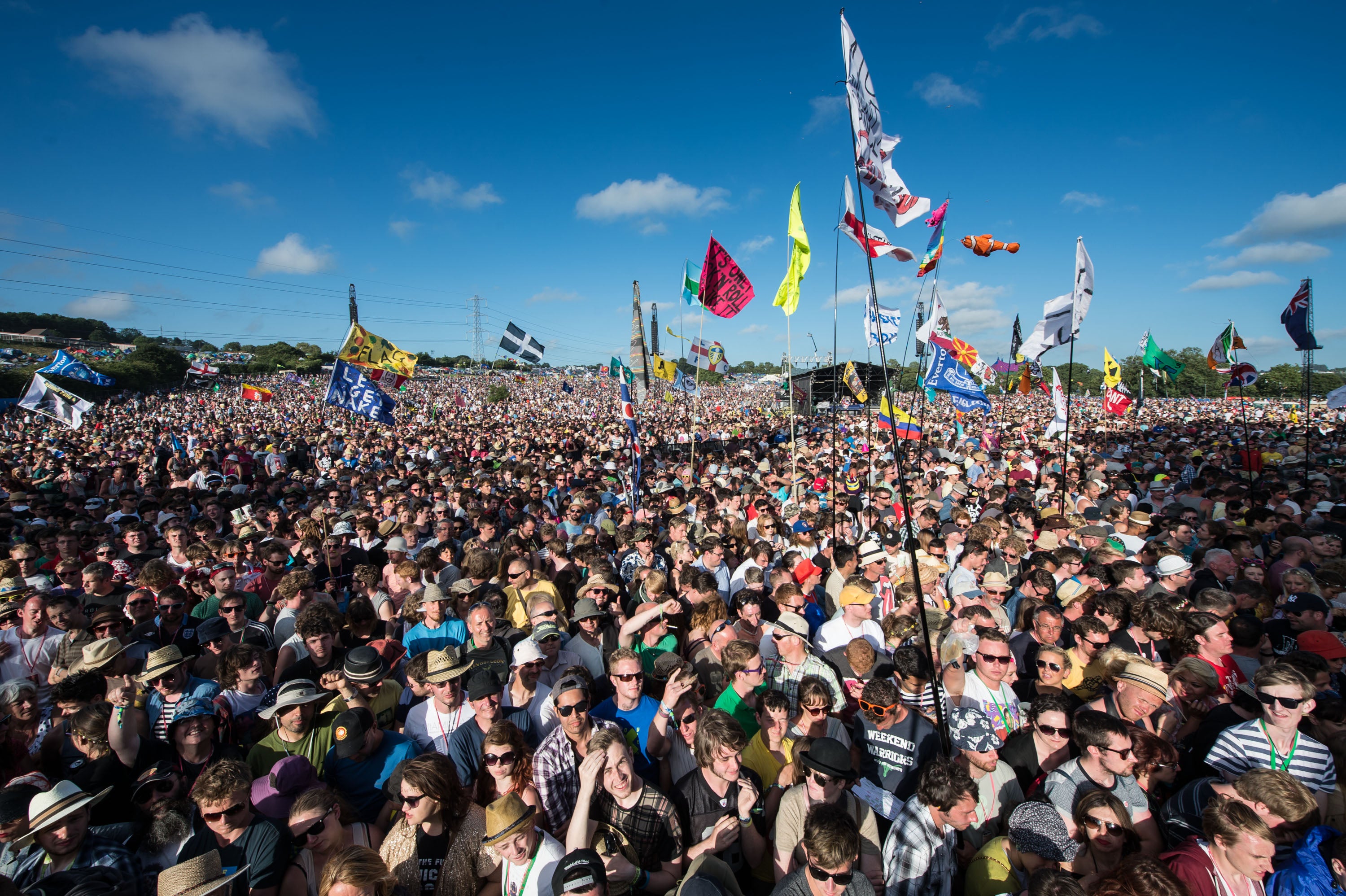 The weather will mostly be fine at this year's festival, but some wet weather early next week could leave things a little damp.