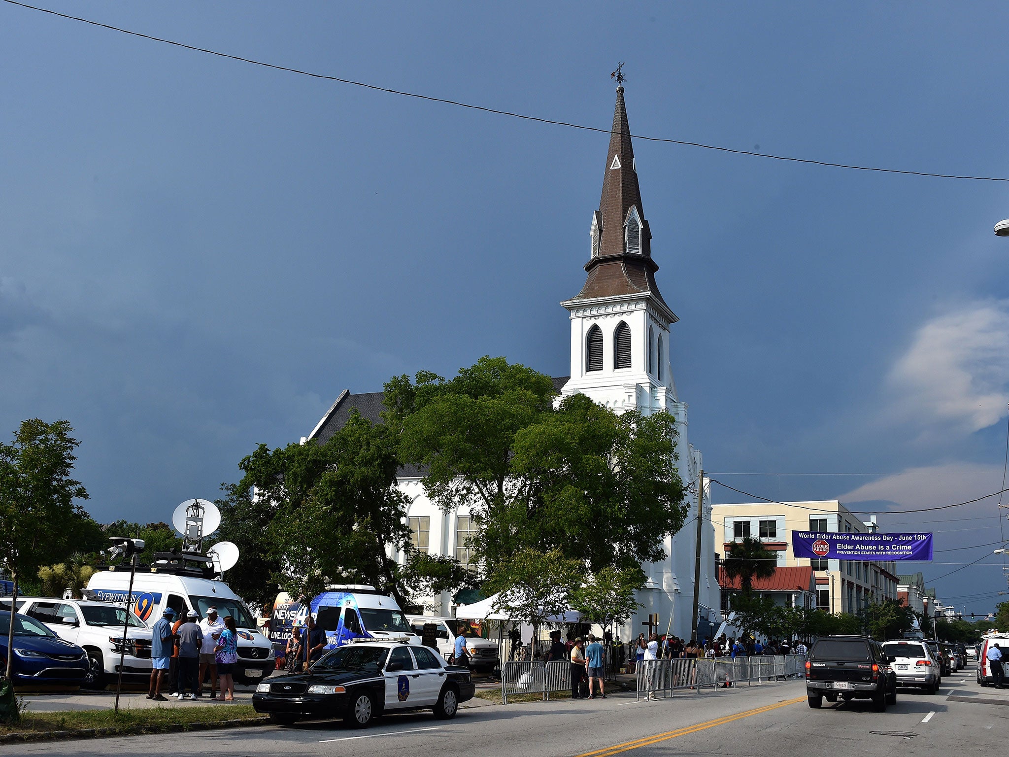 A view of Emanuel AME Church in Charleston, South Carolina