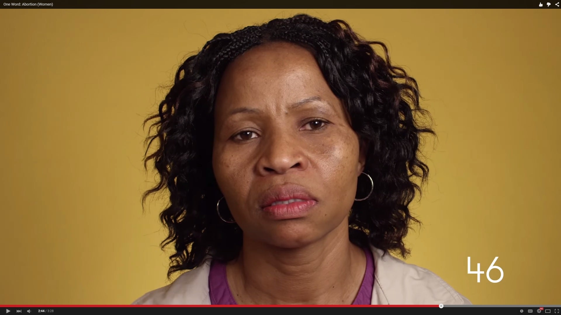 A 46 year old says: "Killing... but in some circumstances it could be ok"