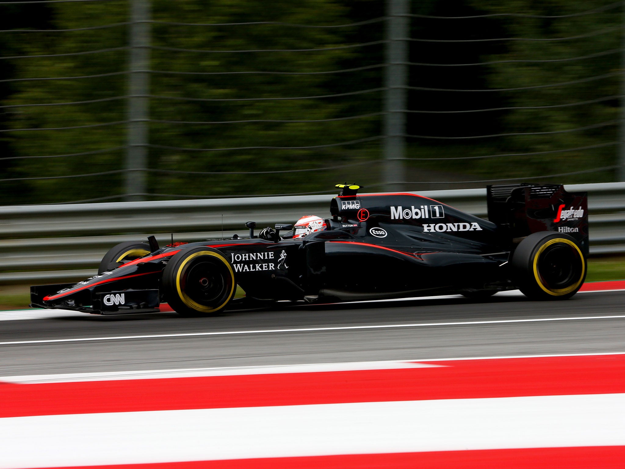 Jenson Button had to change his engine and received a 25-place grid penalty