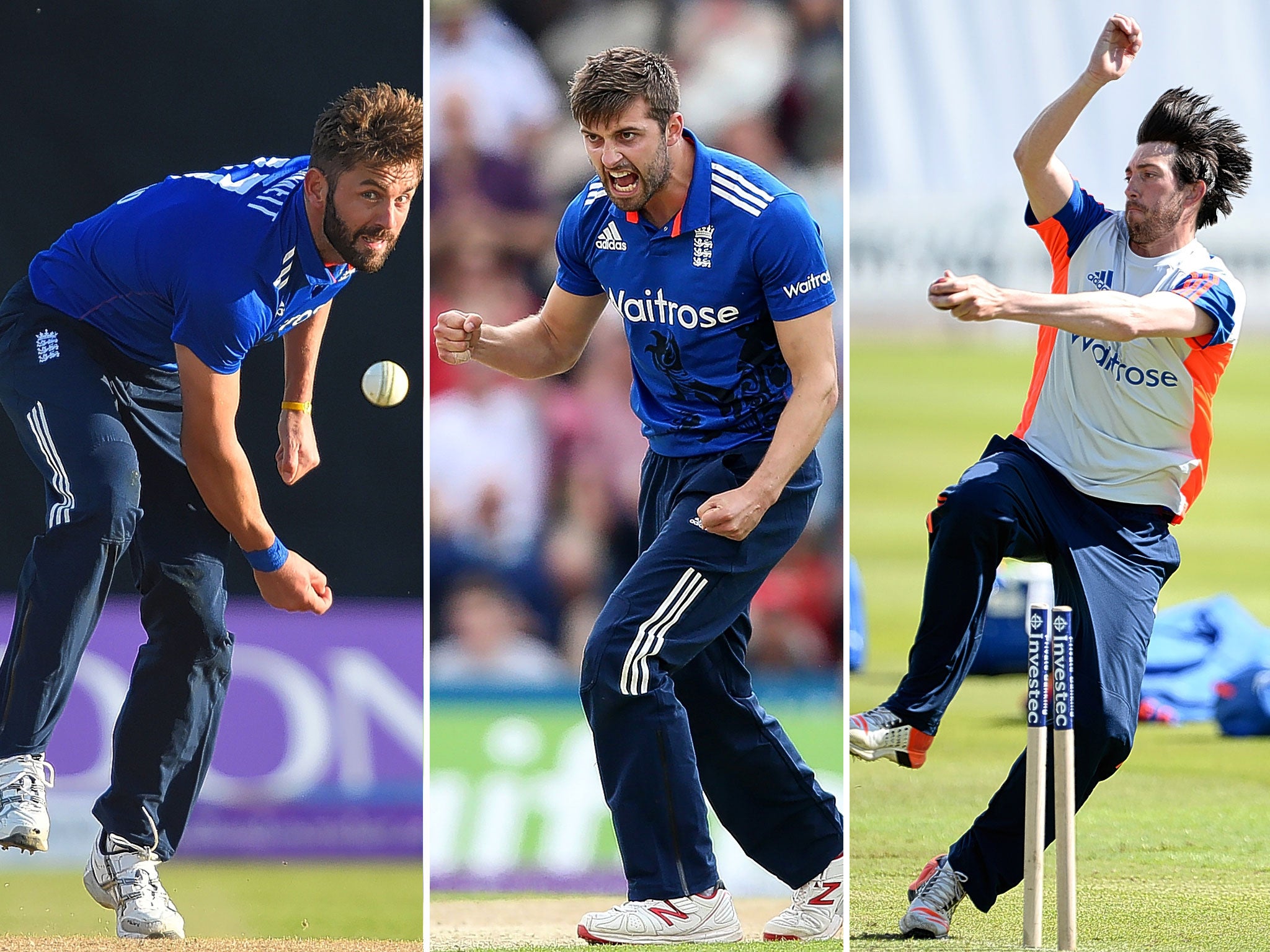 Liam Plunkett, Mark Wood and Mark Footitt