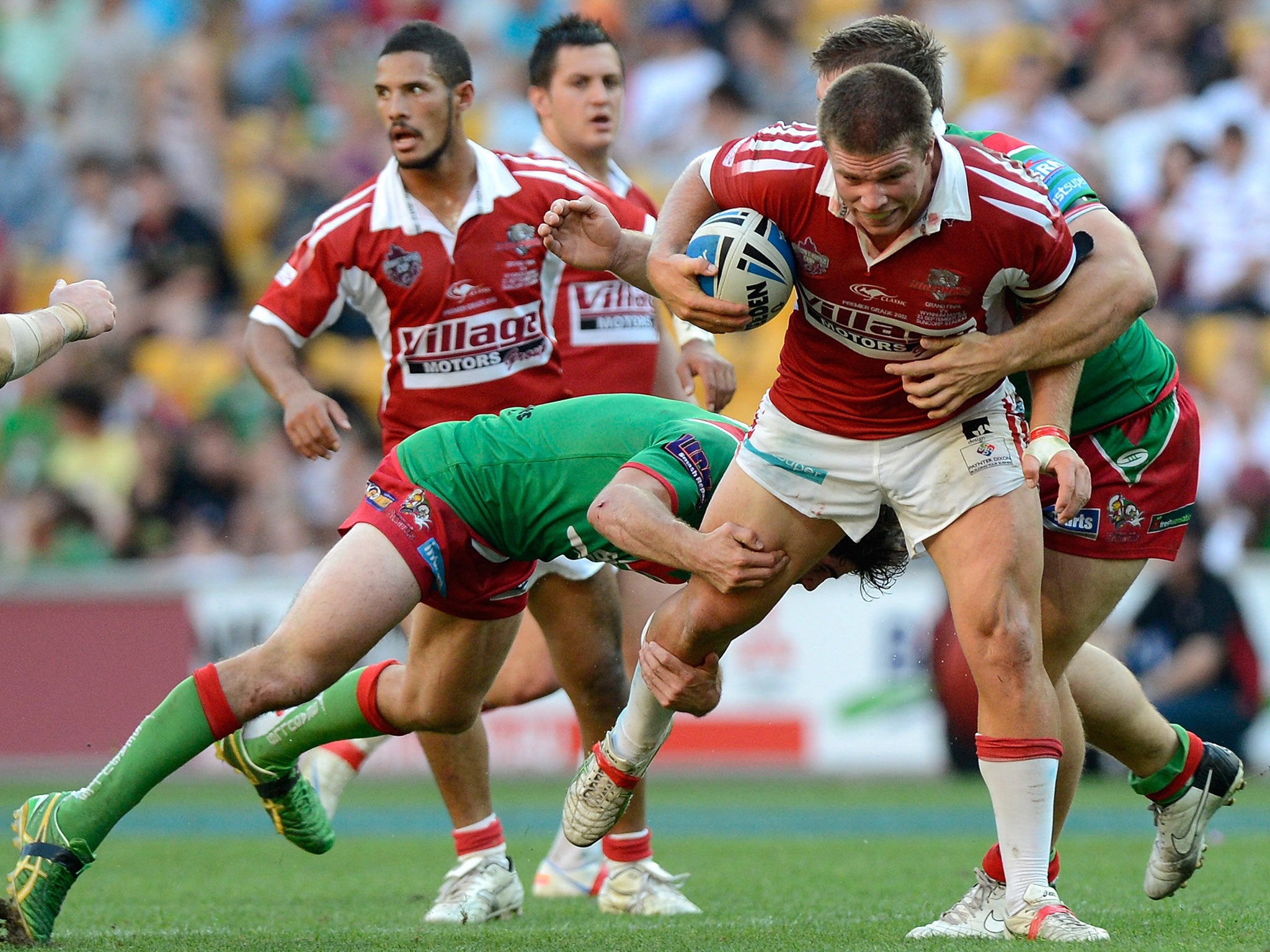 James Ackerman (pictured in 2012) died after suffering serious head injuries in a rugby league match