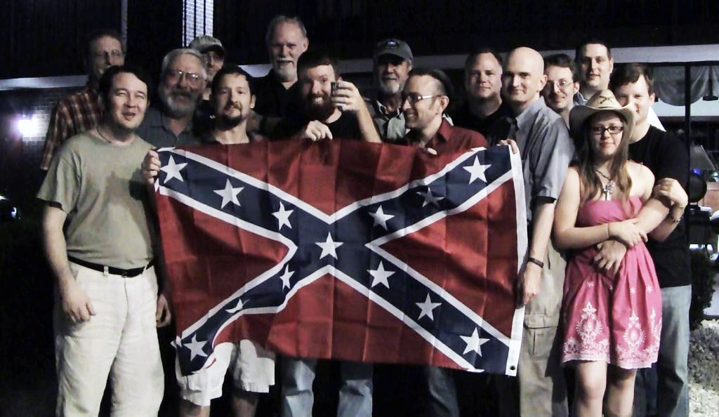 A Facebook photo from Josh Doggrell's alleged profile. The account features several tributes and photos of Confederate flags, generals, memorials and grave sites.