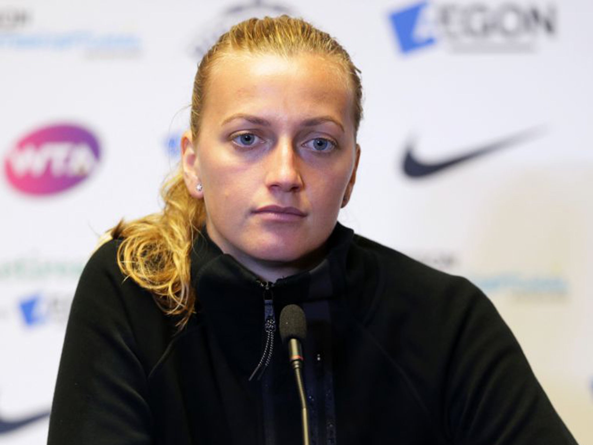 Petra Kvitova has pulled out of Eastbourne due to a sore throat