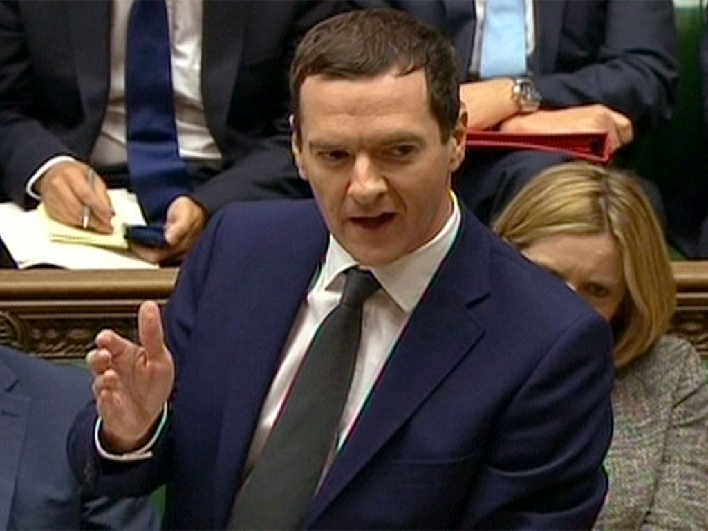 Chancellor George Osborne