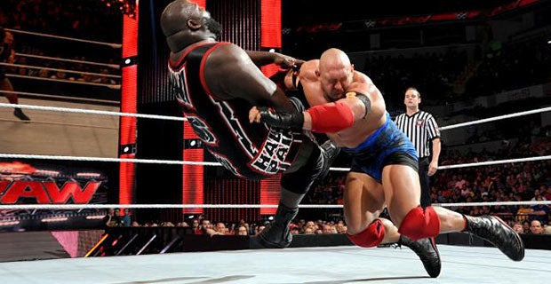 Ryback takes down Mark Henry