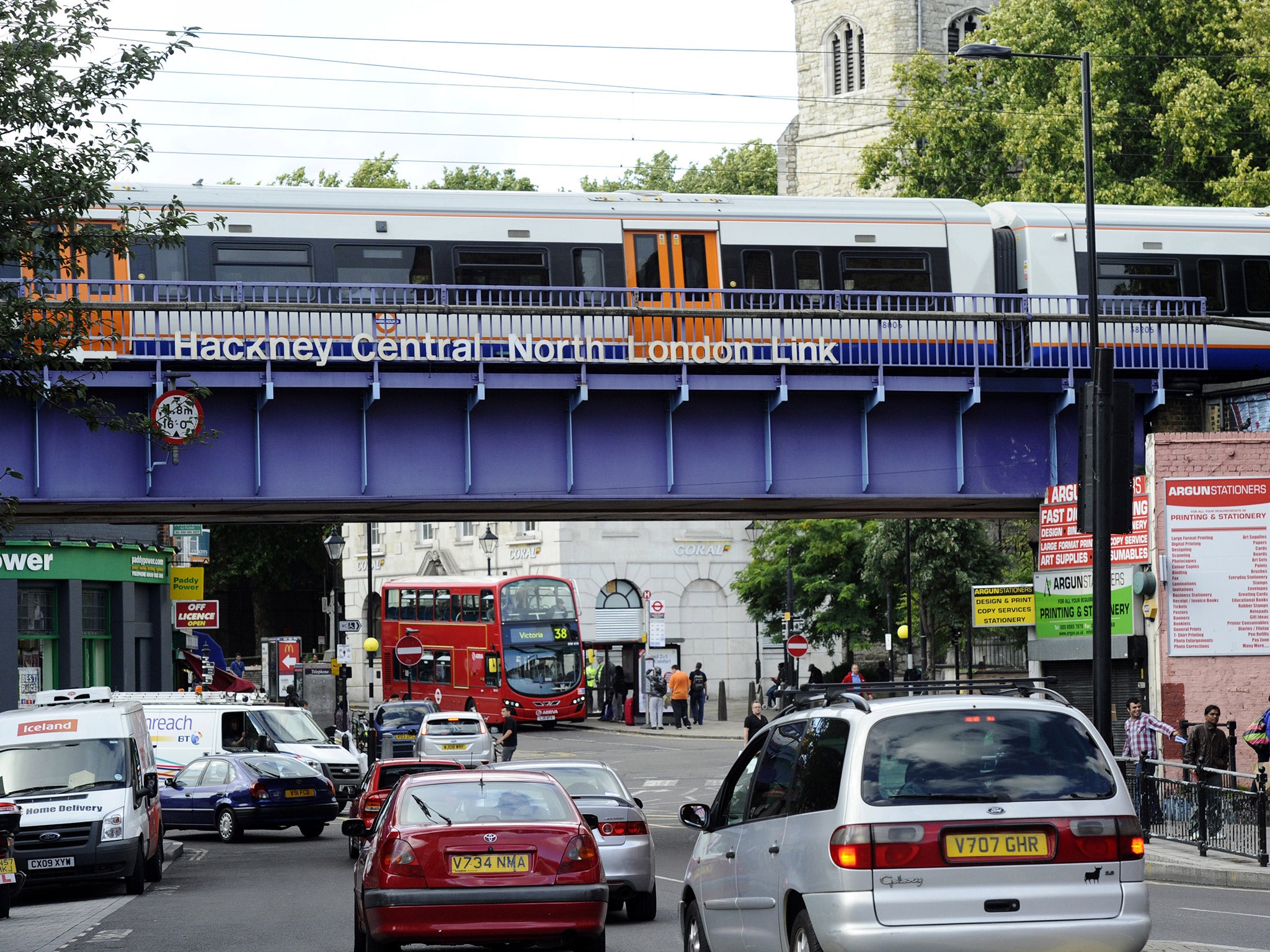 Hackney, East London has experienced the highest rise in price per square metre, increasing by 773 per cent since 1995