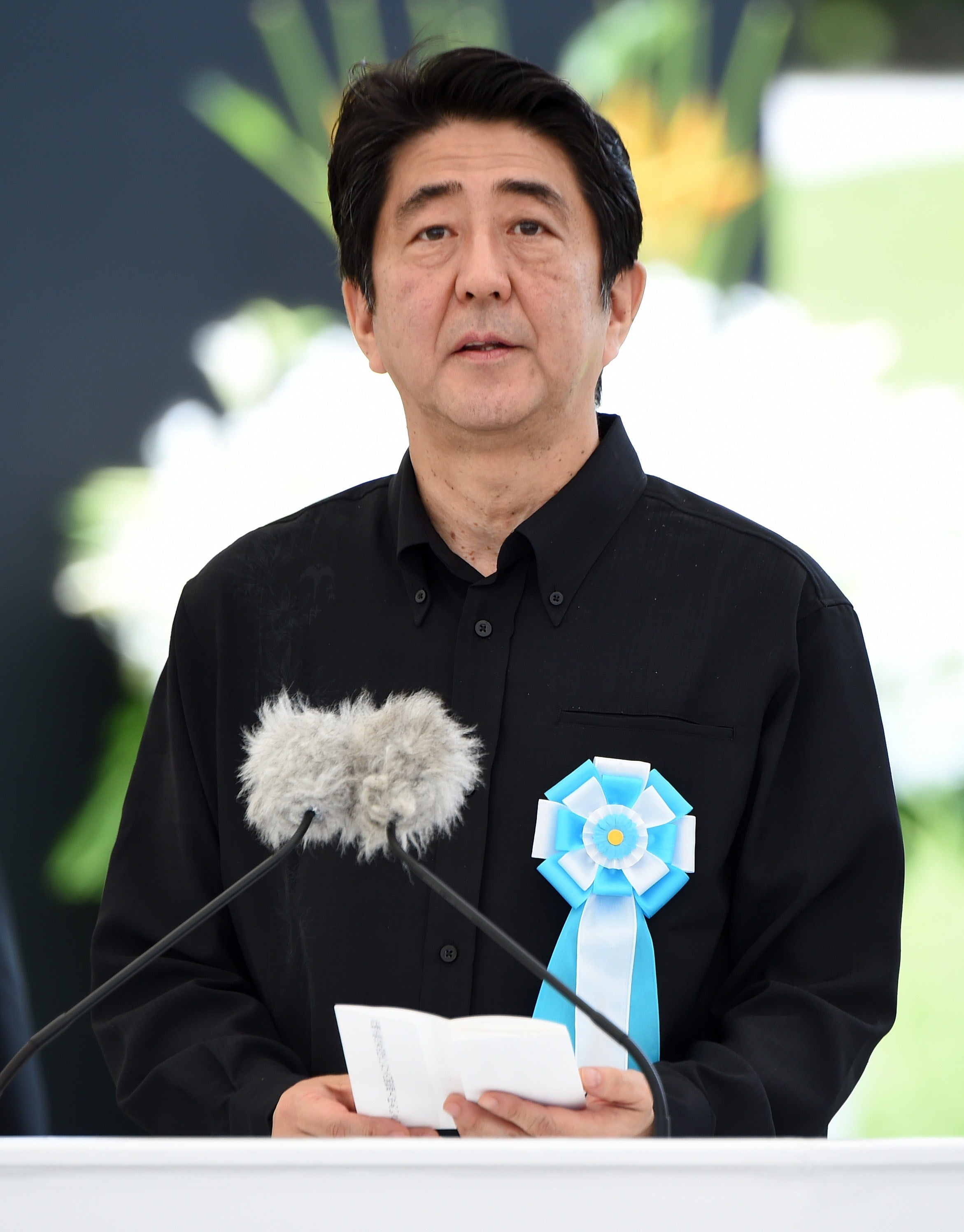 Japanese prime minister Shinzo Abe said the people of Okinawa 'have carried the burden' of US intervention