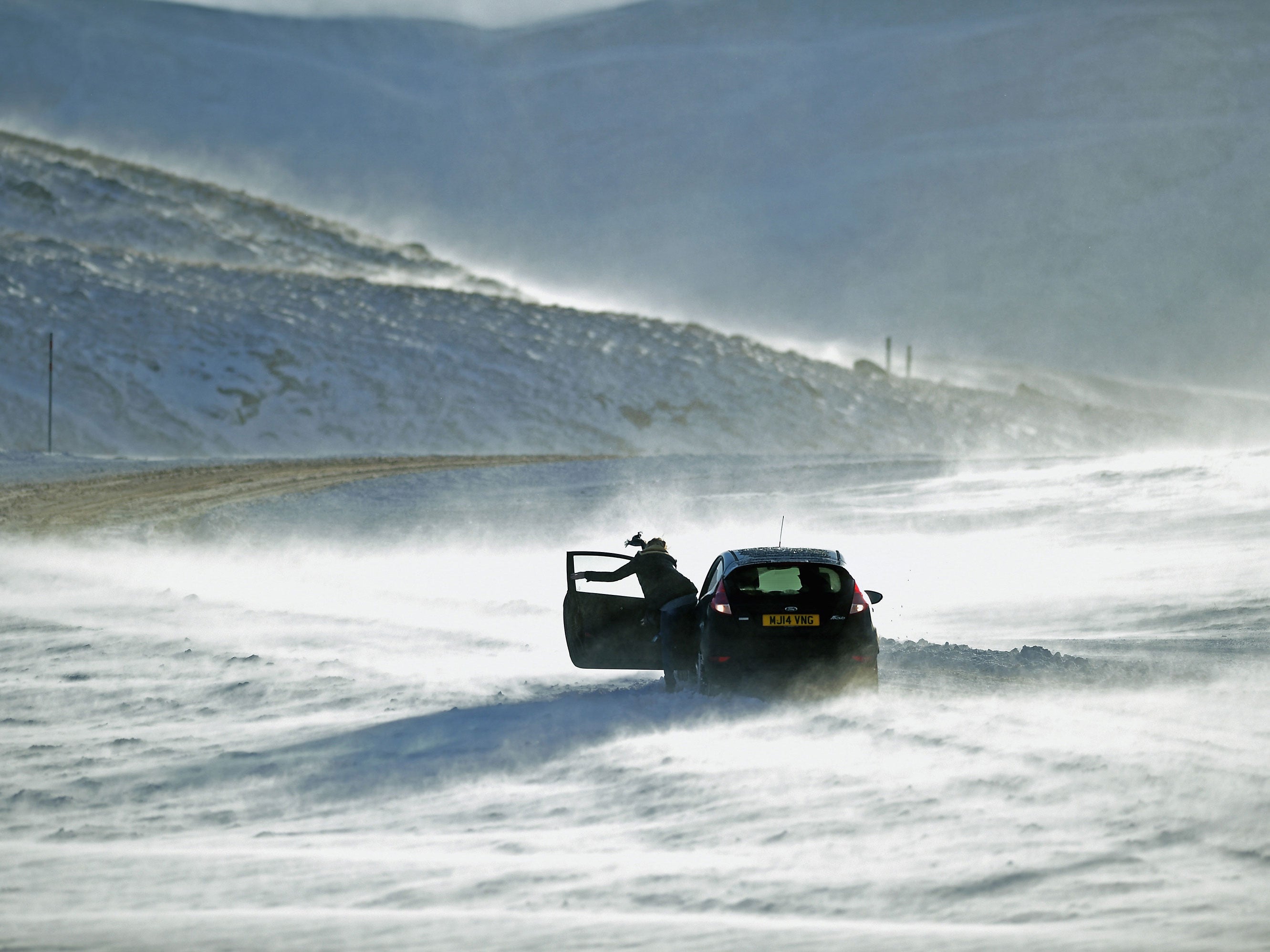 Snow is expected to fall across the Scottish Highlands as temperatures reach below average for the time of year towards Easter