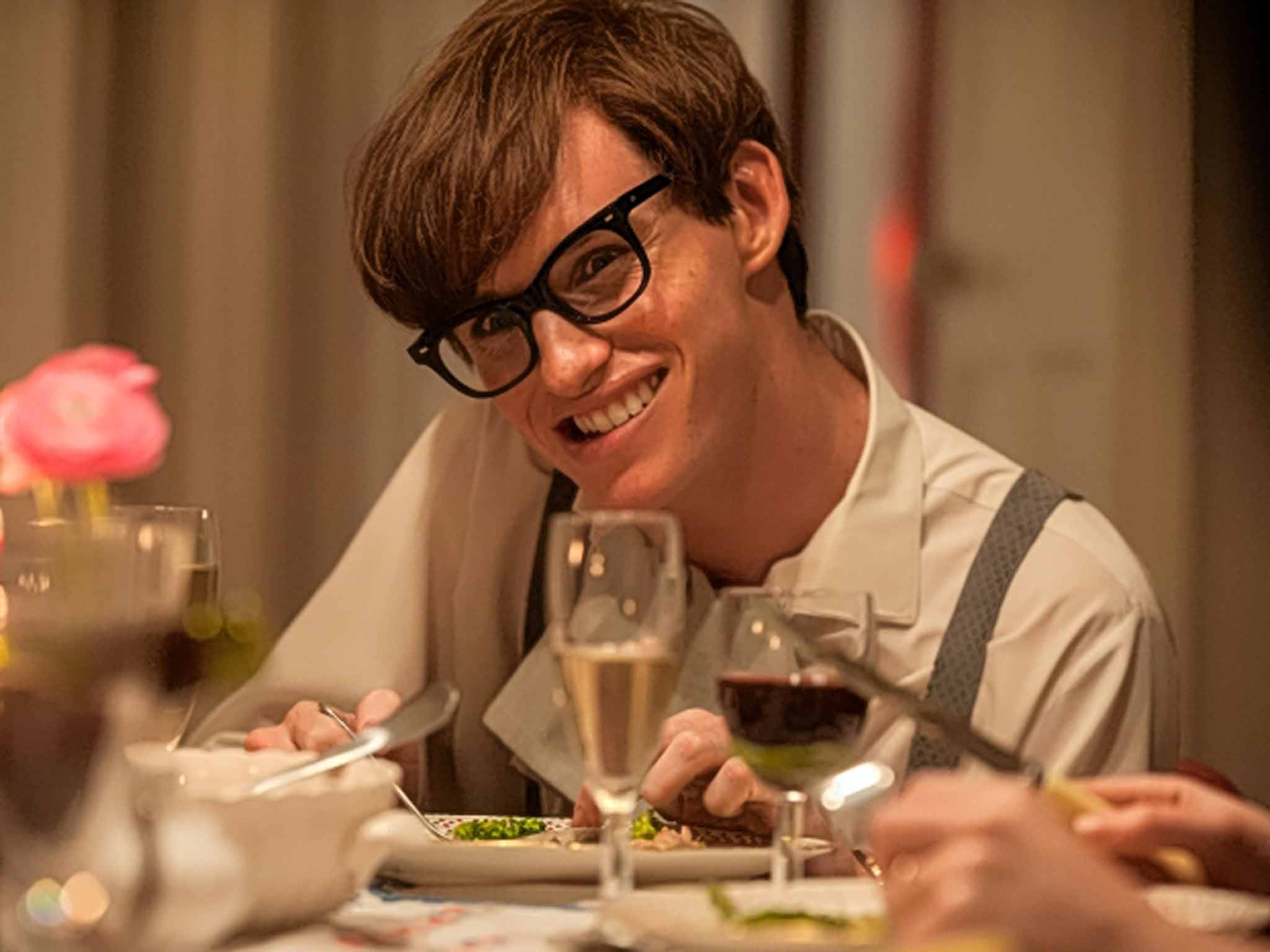 Eddie Redmayne as Stephen Hawking in The Theory of Everything