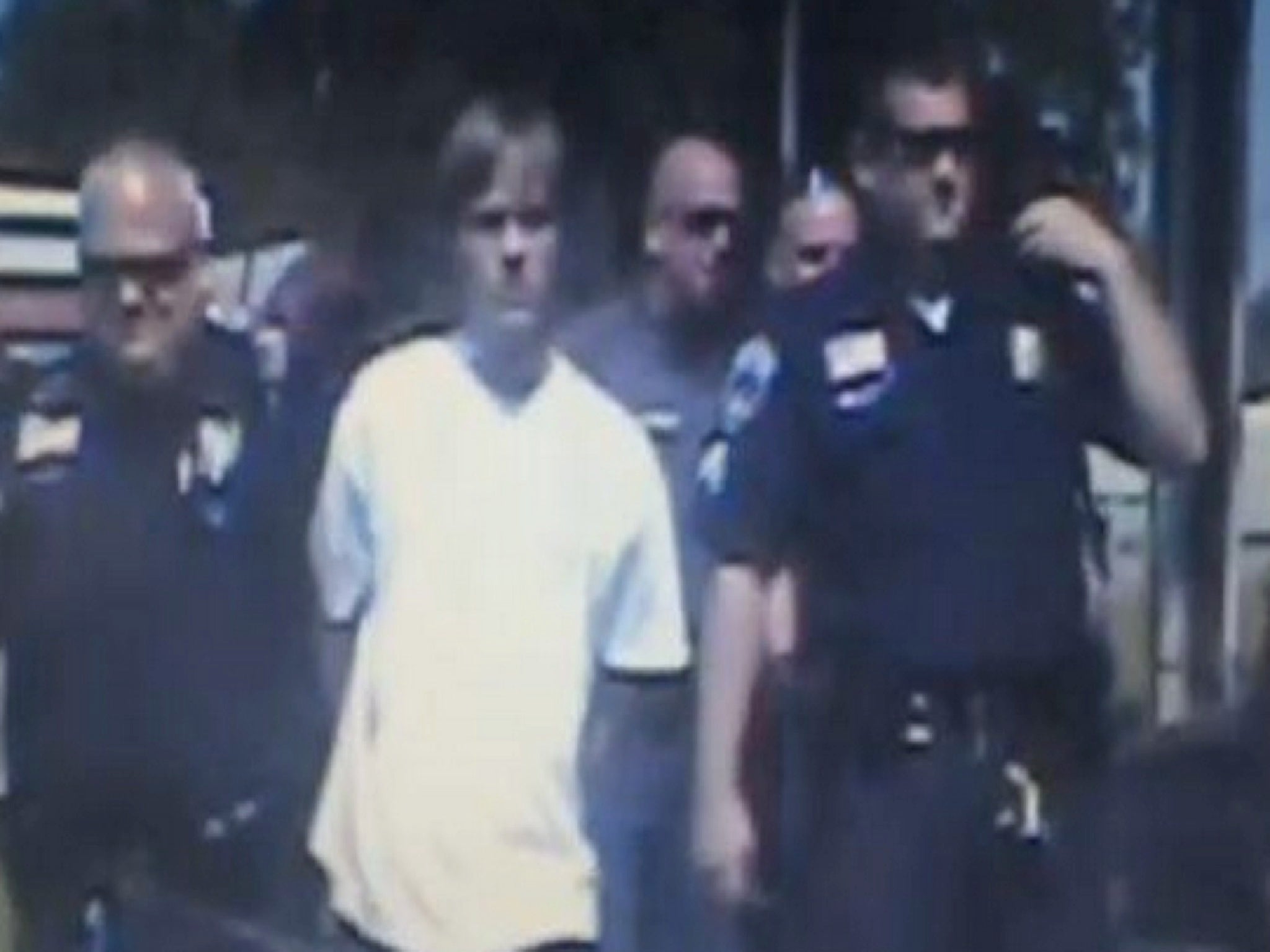 Dylann Roof was arrested a day after the shooting in Charleston