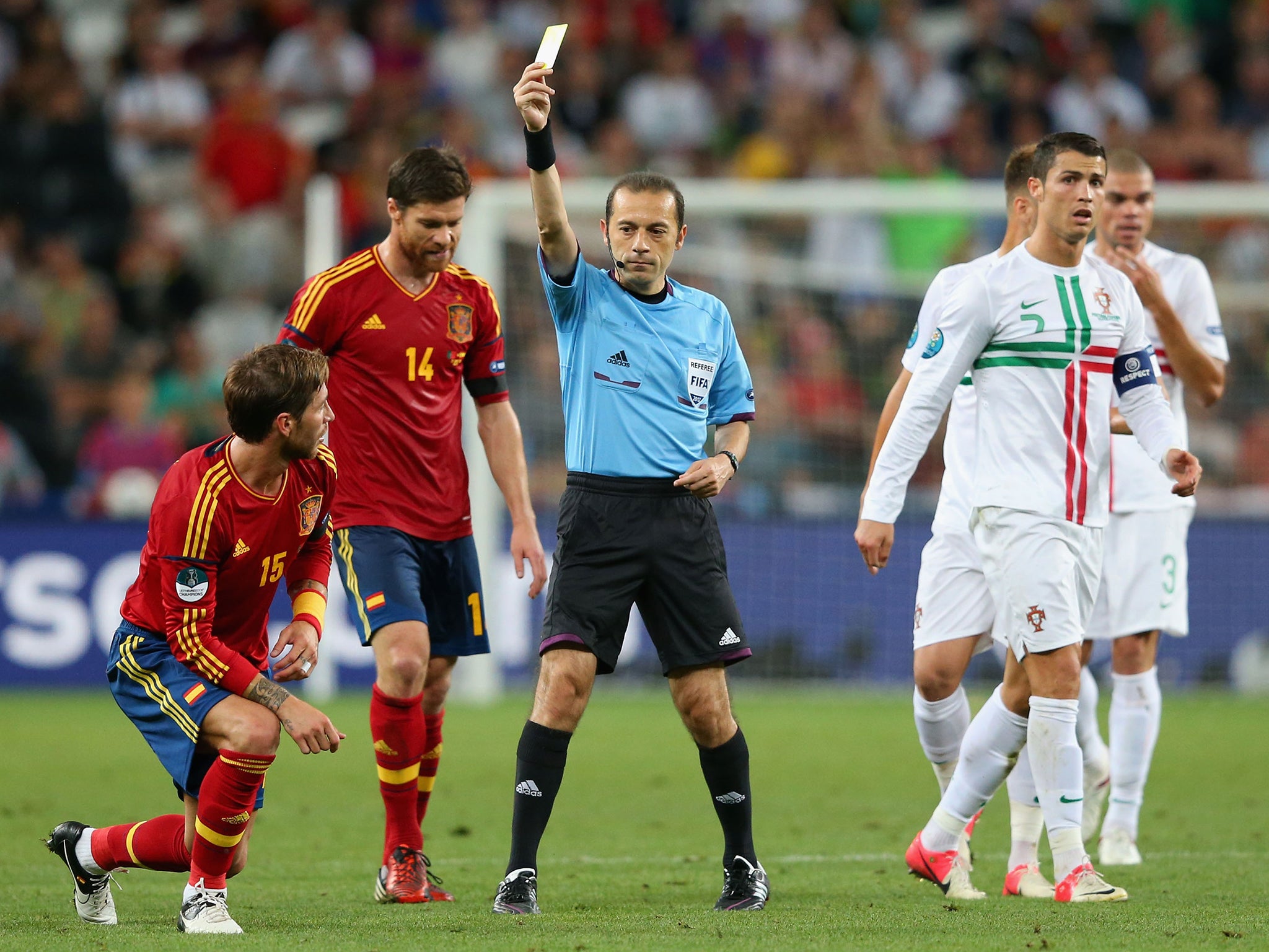 Ramos has never been sent off at international level