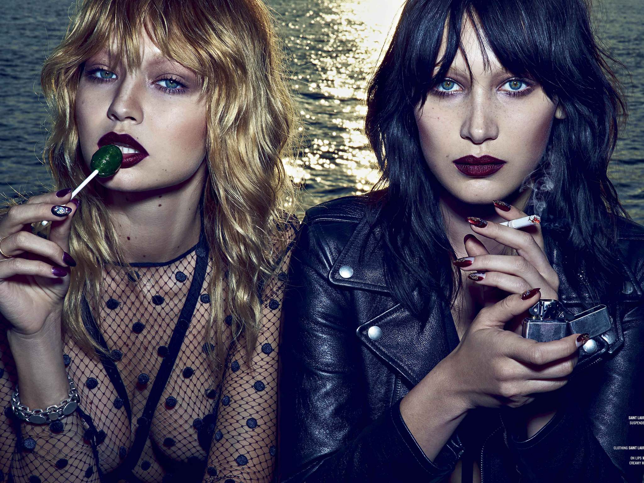 Gigi and Bella Hadid shot by Steven Klein for V Magazine