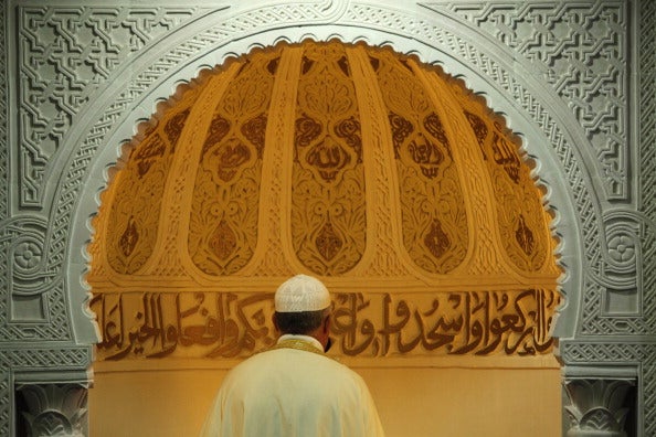 This mosque, one of many in Bordeaux, caters to the city's large Muslim community