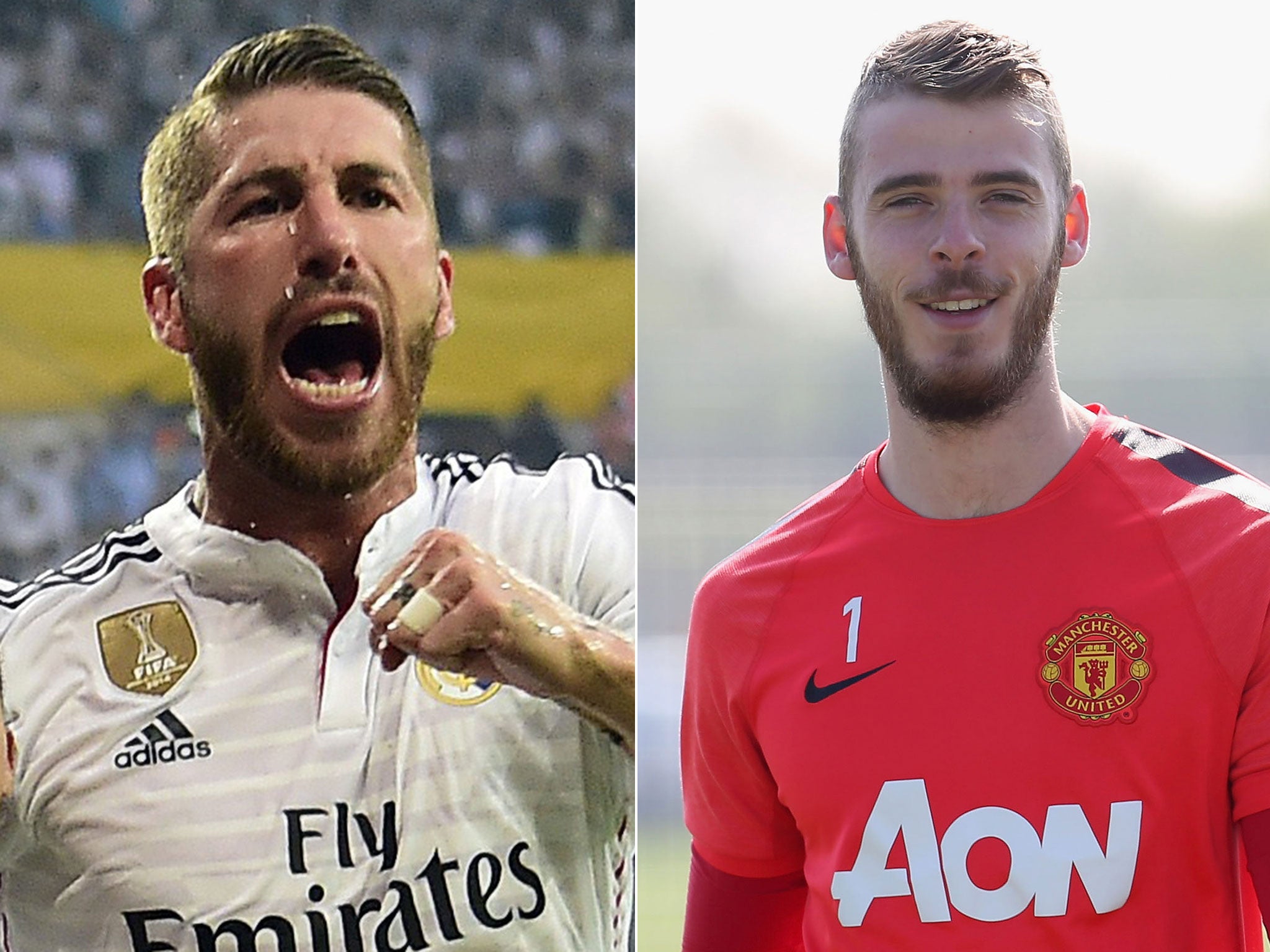 Sergio Ramos and David De Gea