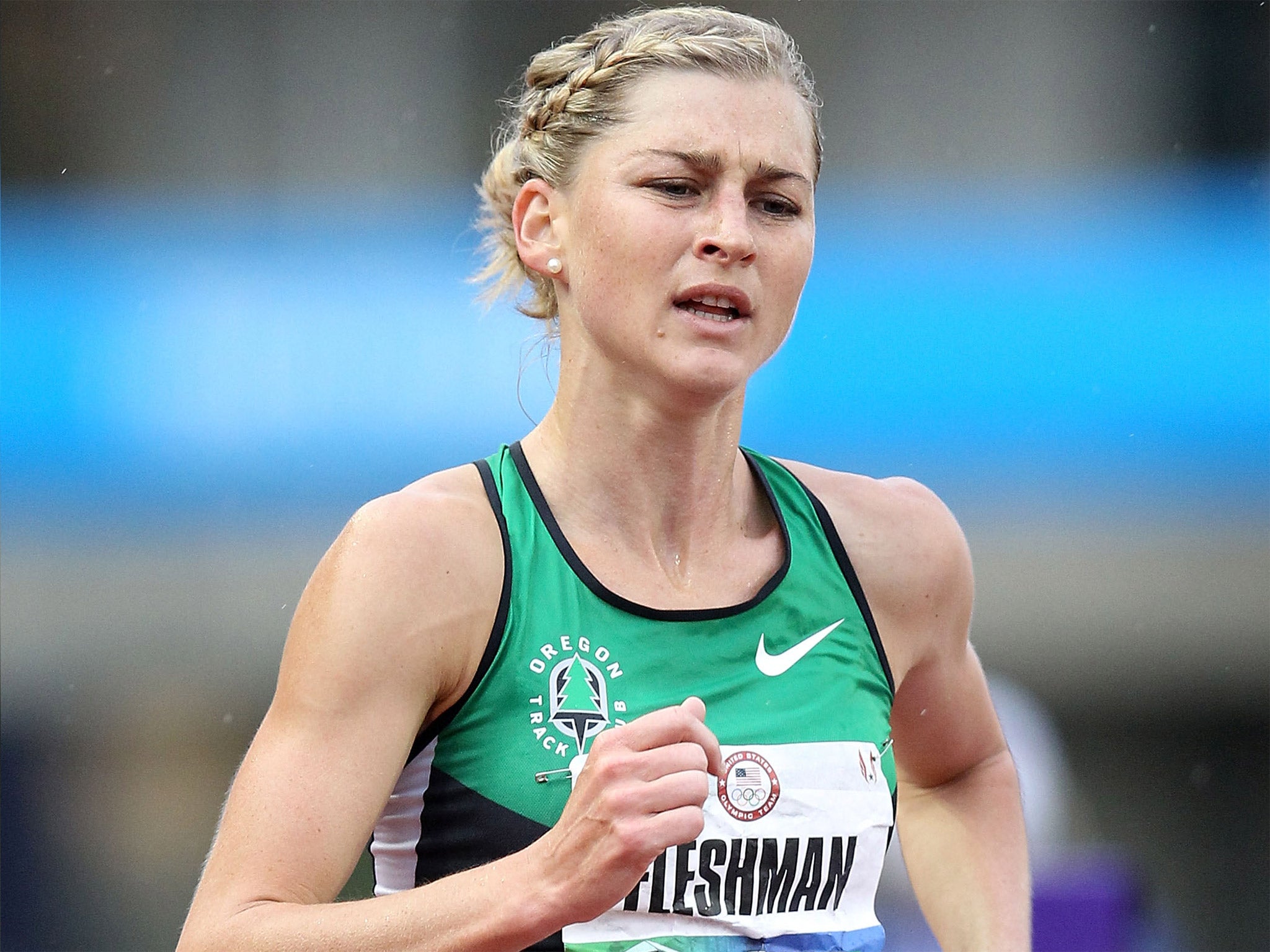 Distance runner Lauren Fleshman, who claimed ‘it was OK to look for loopholes’, was not mentioned (Getty)