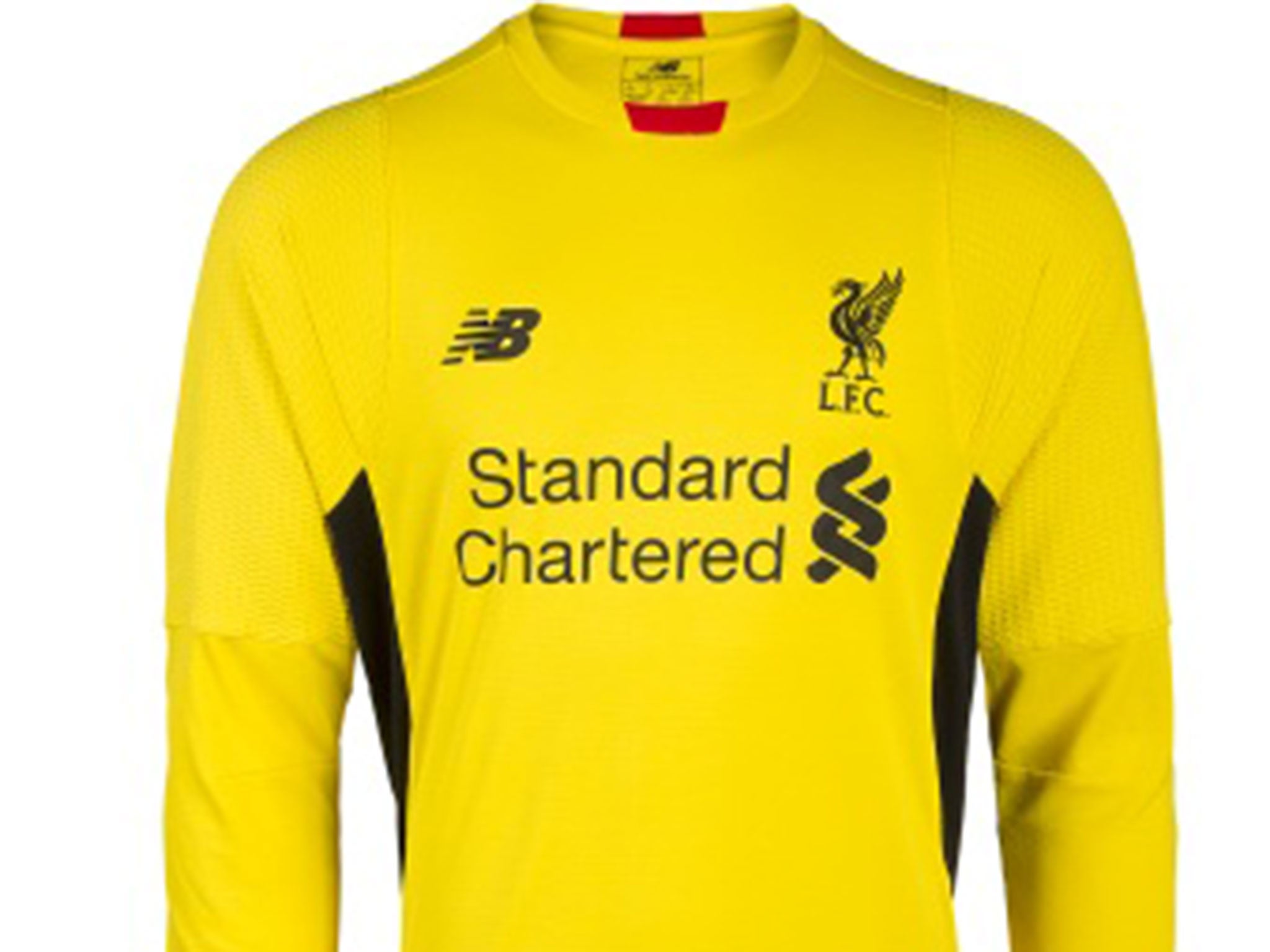 Liverpool's new third goalkeeper shirt