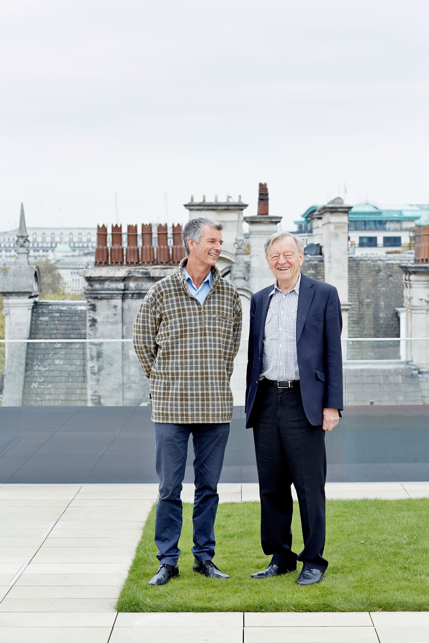 Lord Alfred Dubs (right) says: 'He told me about a centre he'd set up, which impressed me: any outsider can go to a country and support a project – but not many people actually set a place up.'