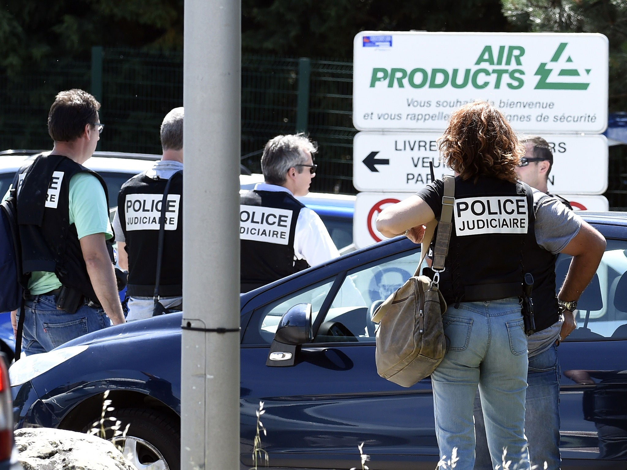 French police have shut off Air Products in Saint-Quentin-Fallavier, near Lyon