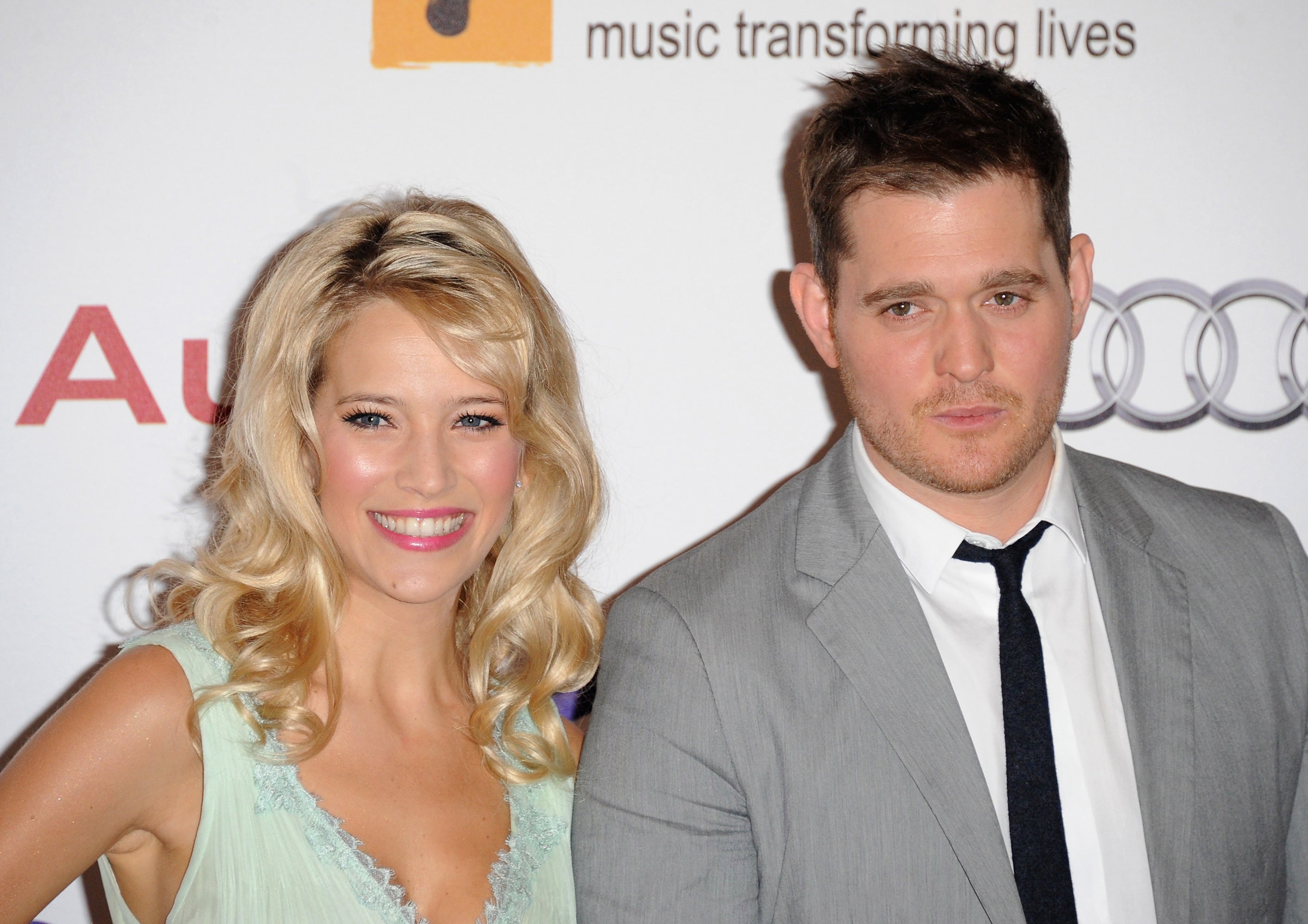 Michael Buble and his wife Luisana Lopilato