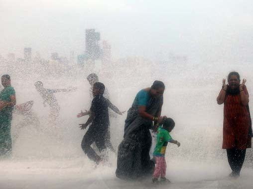 Mumbai has been hit by heavy monsoon rains