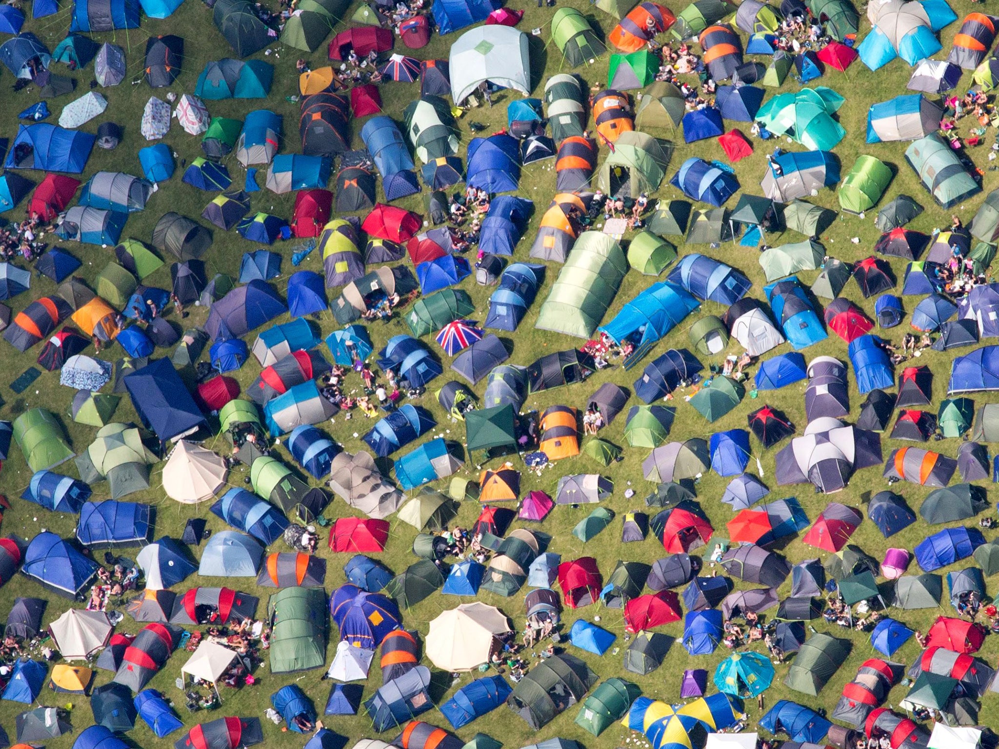 Glastonbury from above