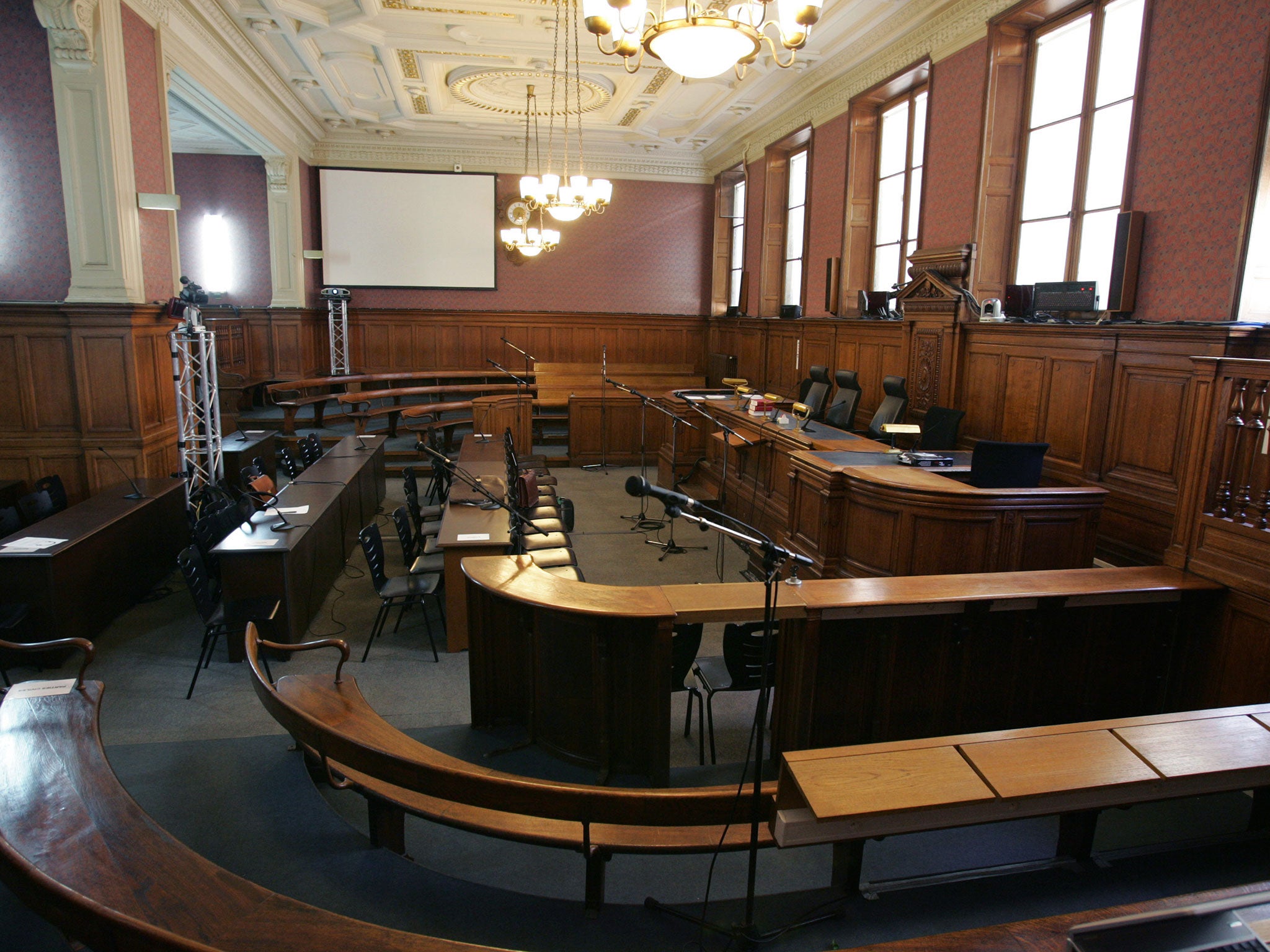 A court room