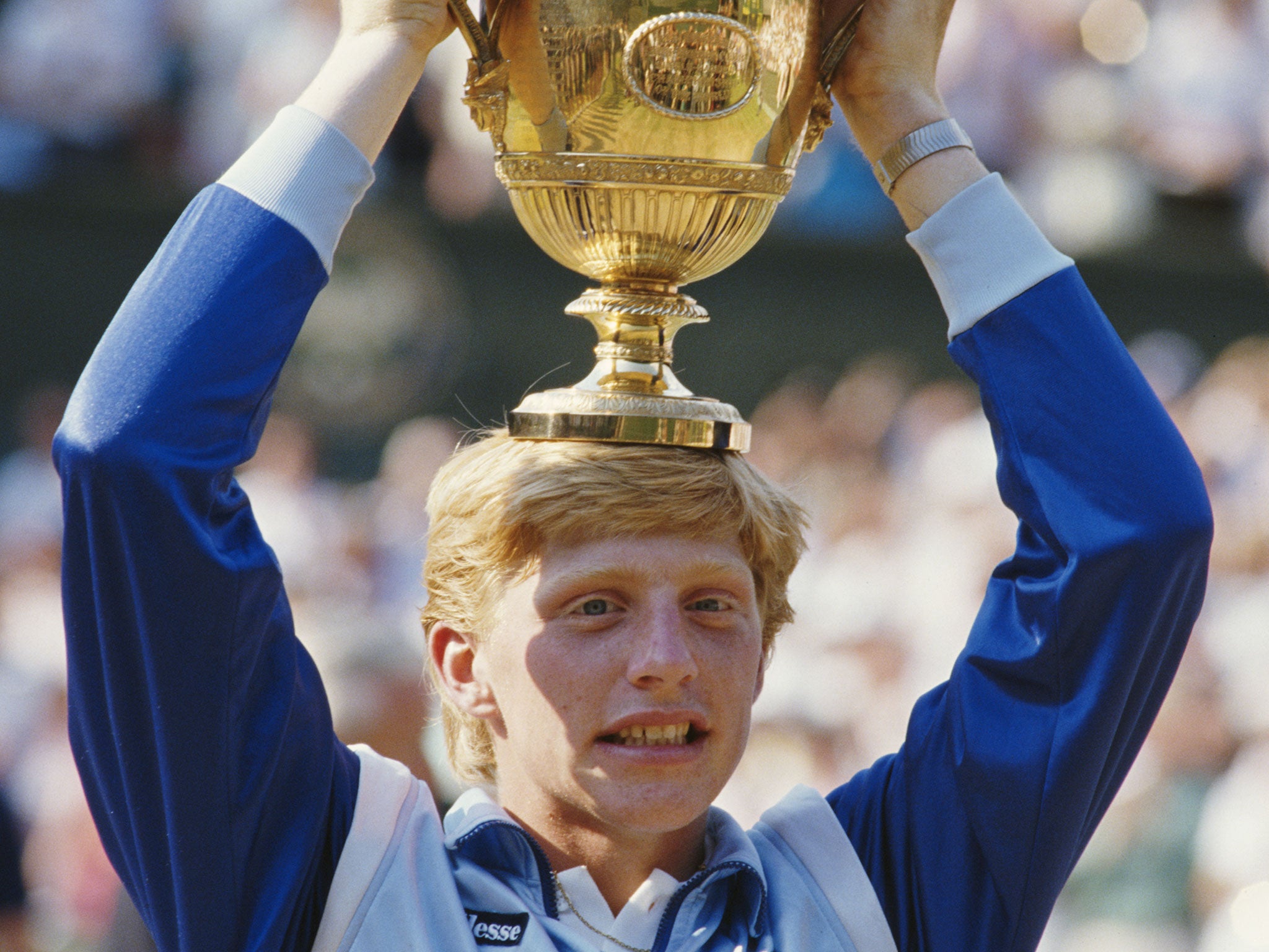 Boris Becker wins in 1985