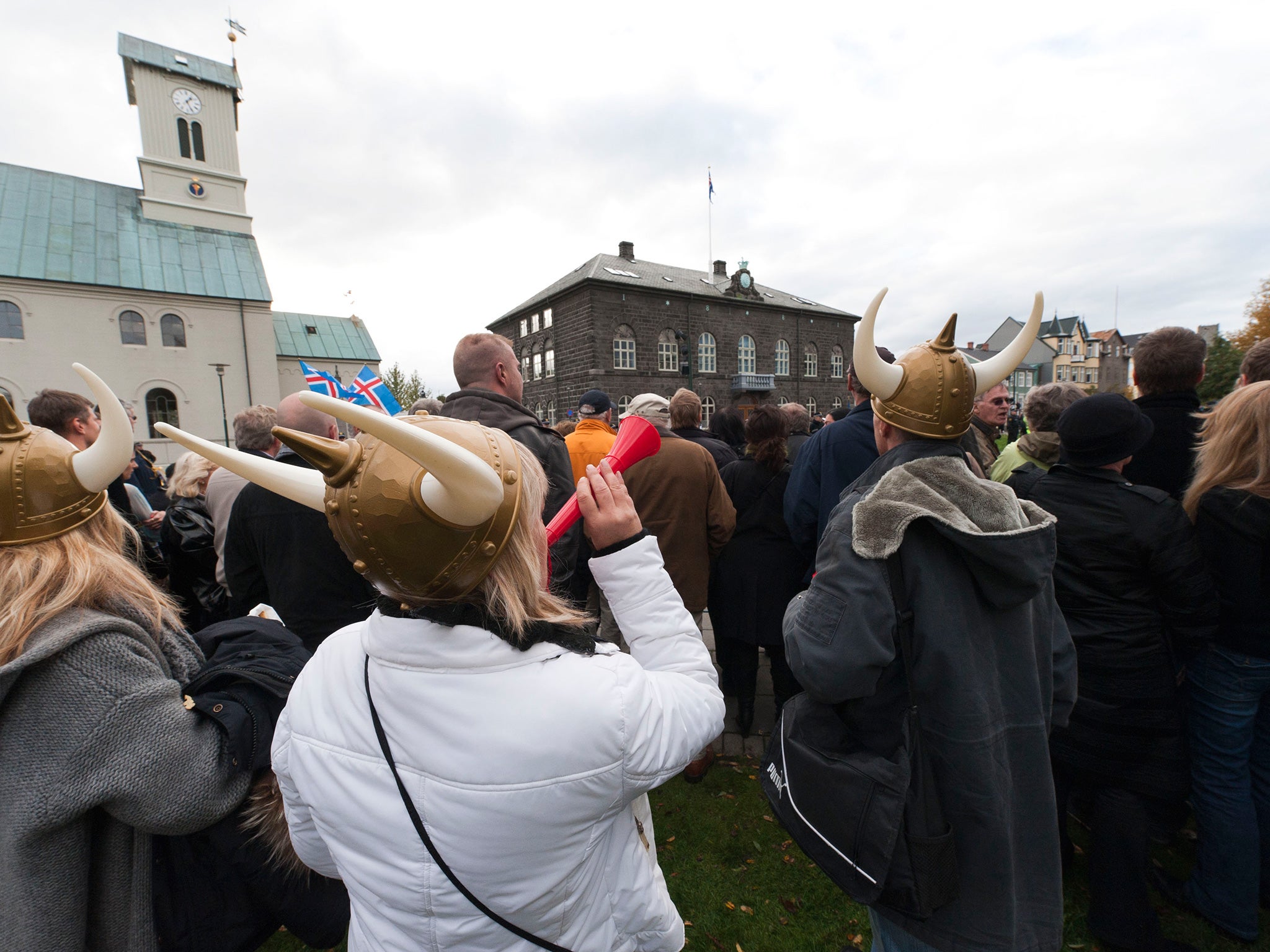 What started out as daily conversations turned into weekly demonstrations involving thousands (AFP)