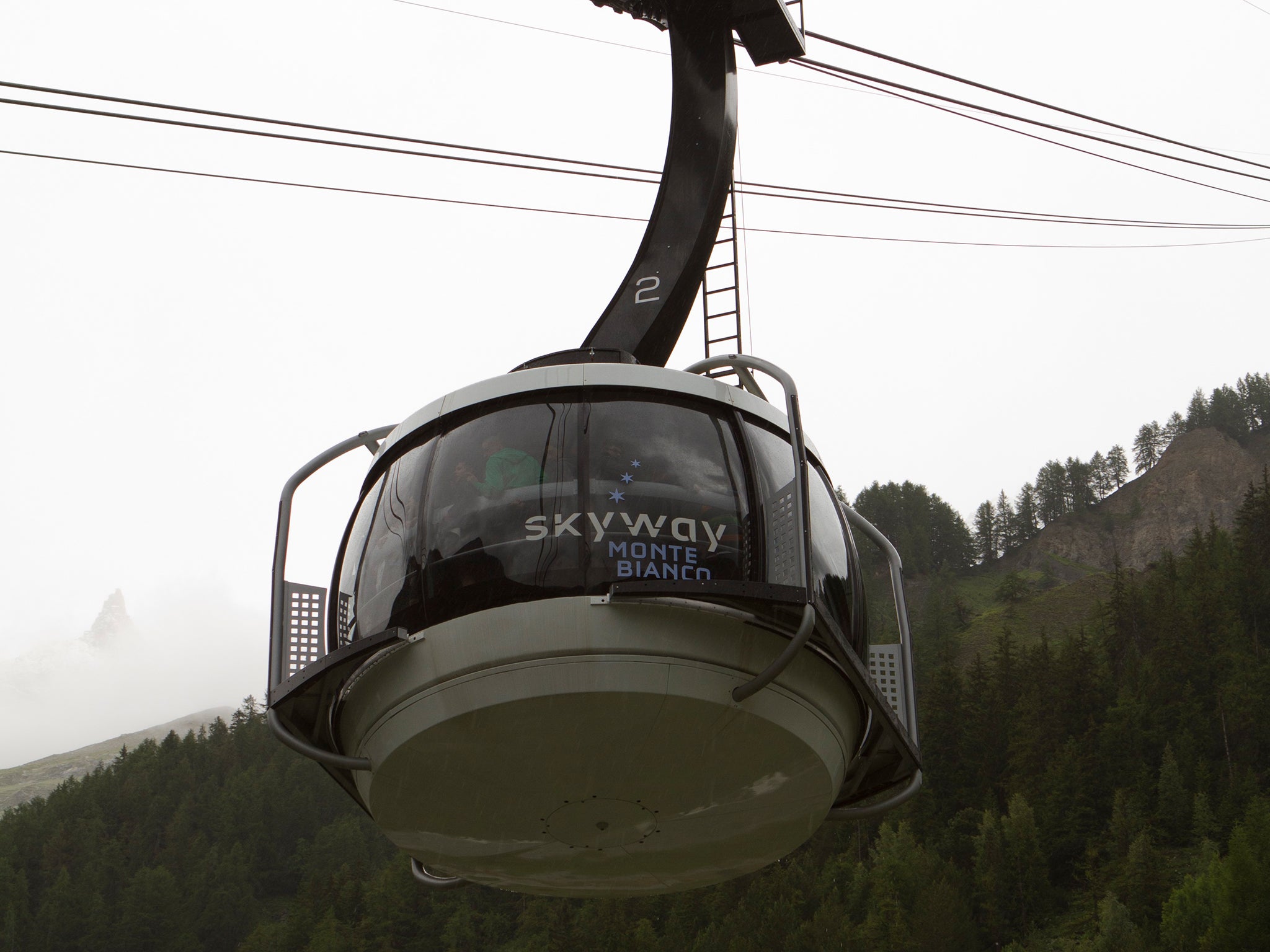 The new Skyway cable car has been built at a cost of £97.8m