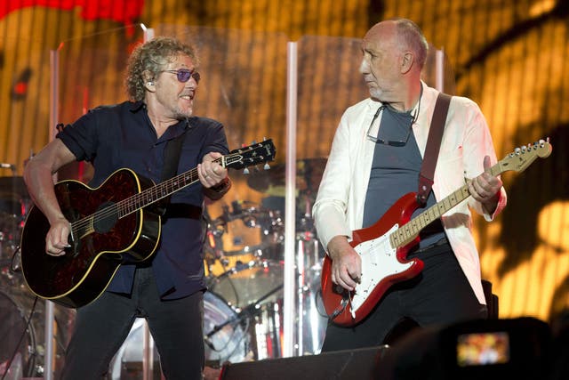 The Who headline the Pyramid Stage at Glastonbury 2015