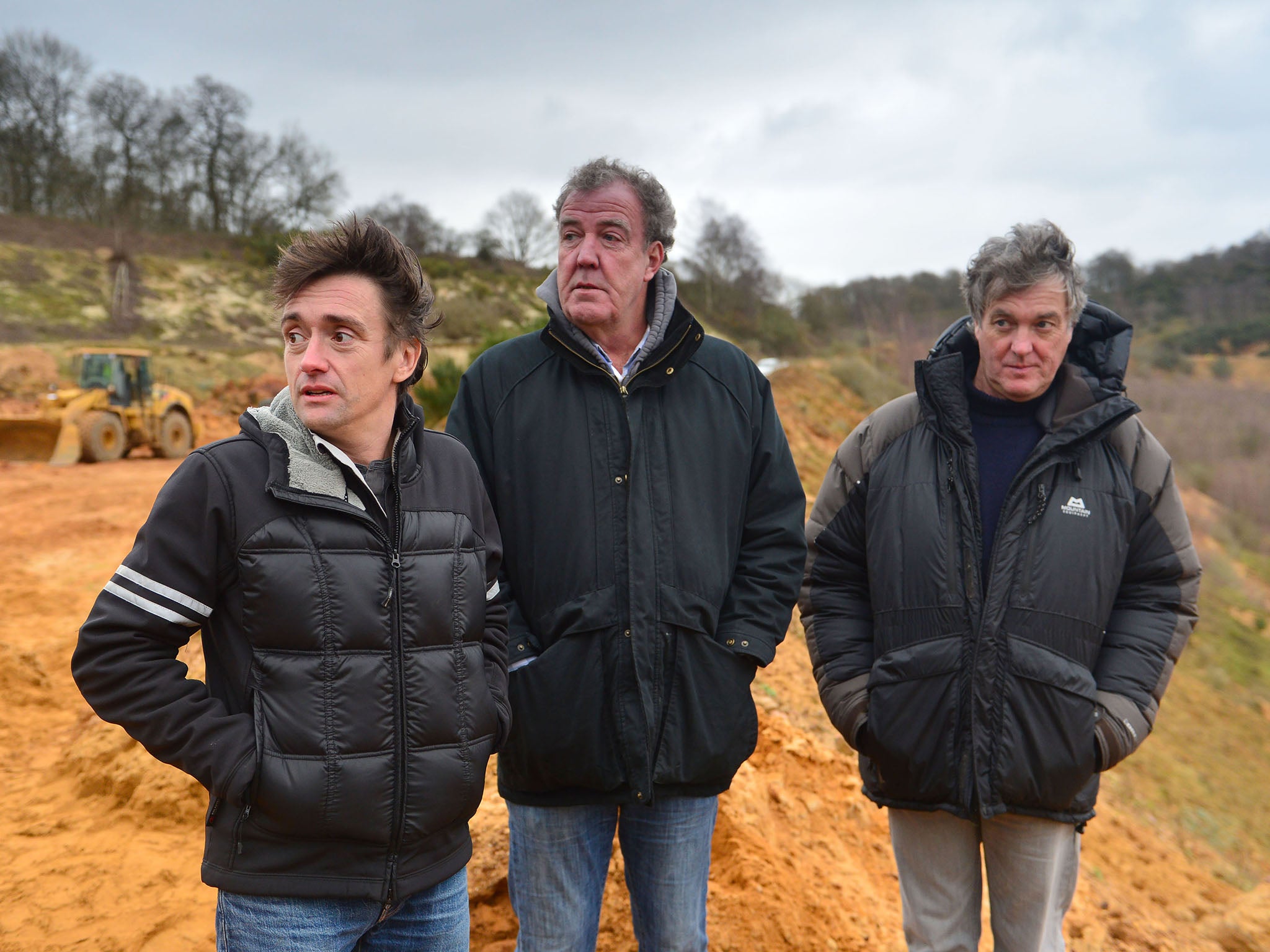 Richard Hammond, Jeremy Clarkson and James May in the final Top Gear with its former line-up