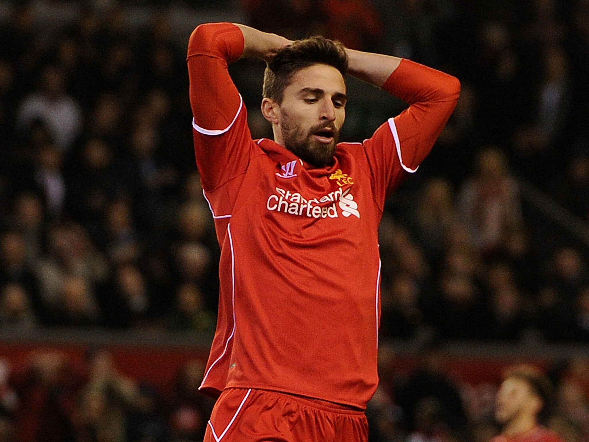 Borini has scored just three goals in 38 games for Liverpool