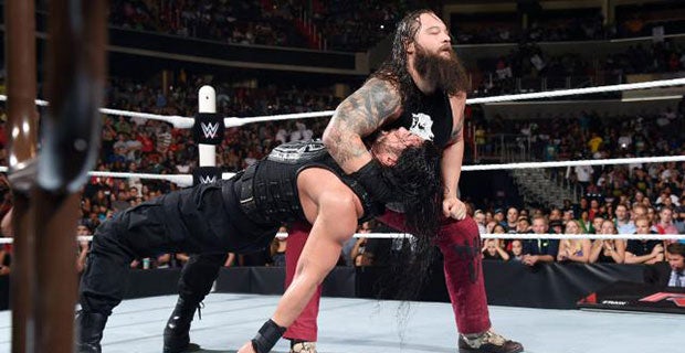 Wyatt delivers the Sister Abigail to Reigns